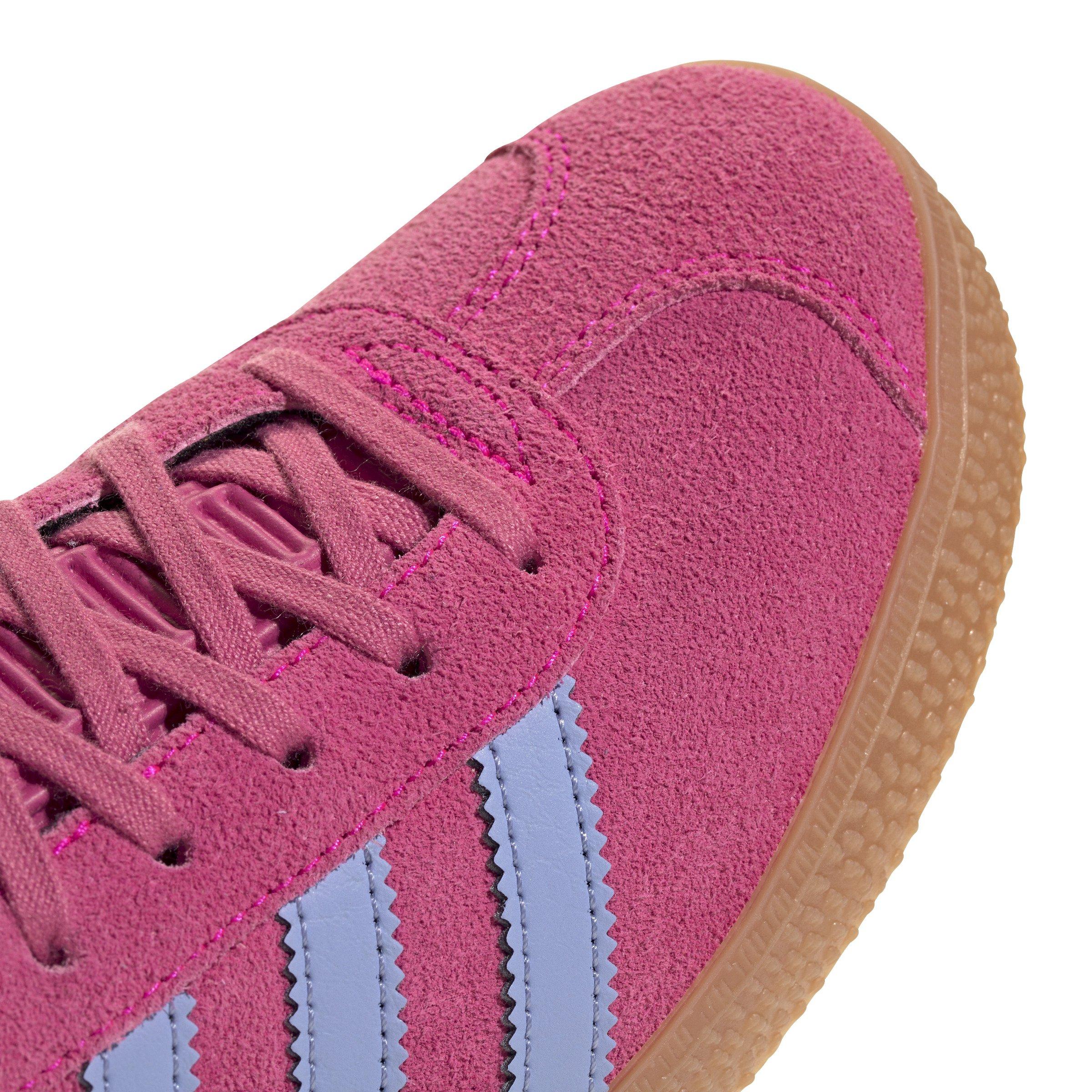 adidas Originals Gazelle Grade School Girls' "Shock Pink/Blue Spark/Halo Blue" Shoe