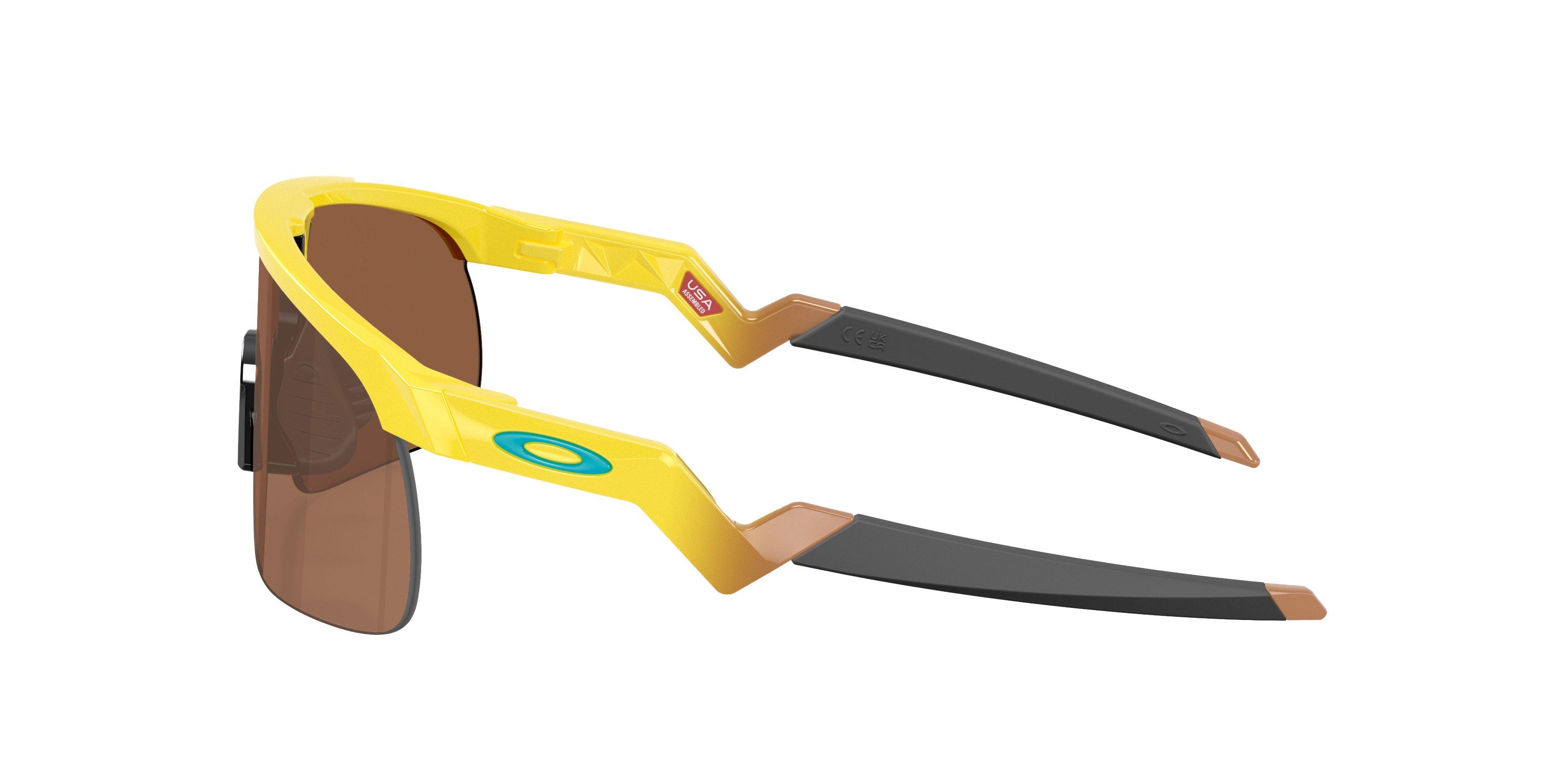 Oakley Resistor Sunglasses (Youth Fit) - Prizm Tungsten Lenses and Yellow Frame