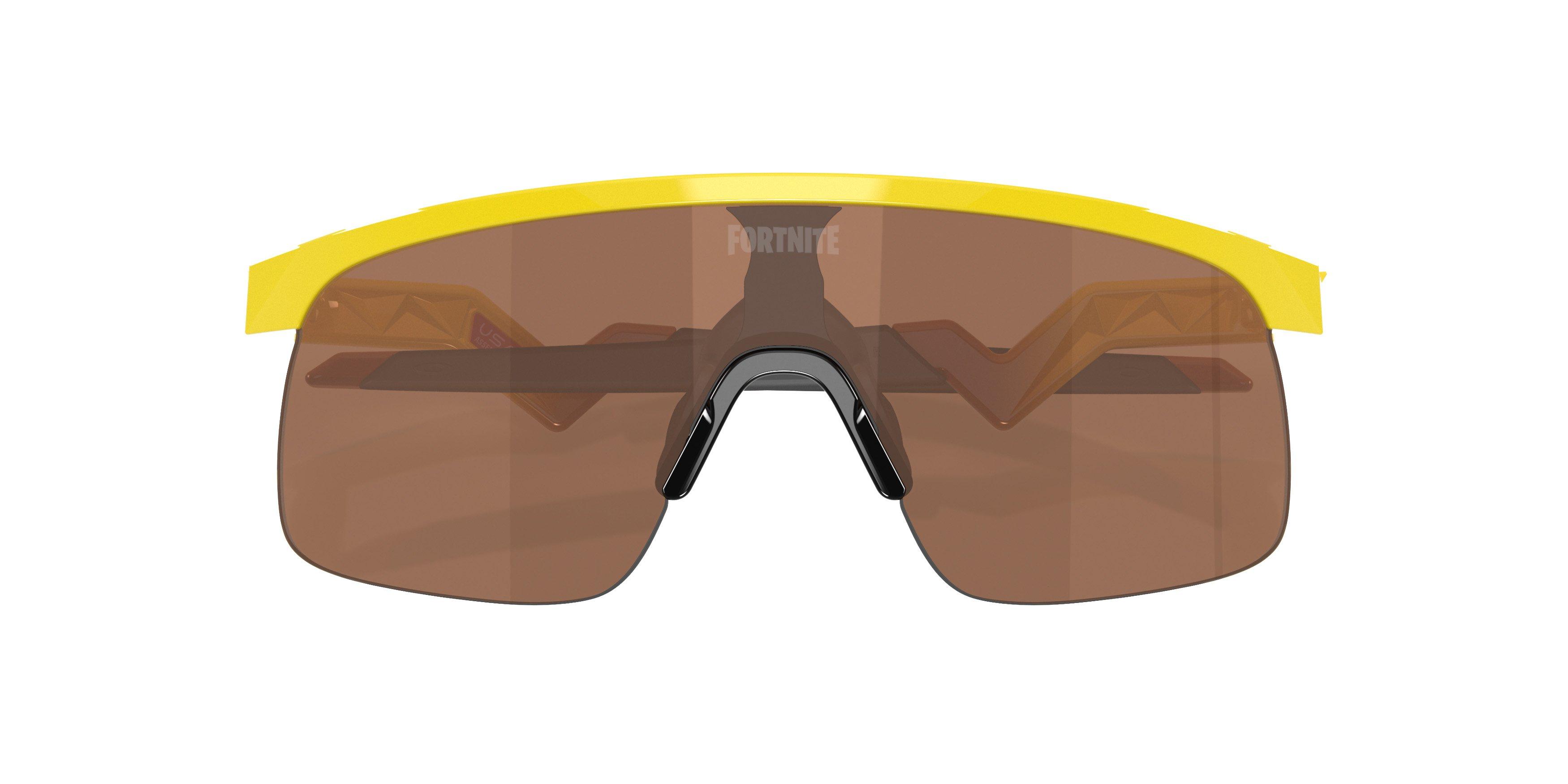 Oakley Resistor Sunglasses (Youth Fit) - Prizm Tungsten Lenses and Yellow Frame