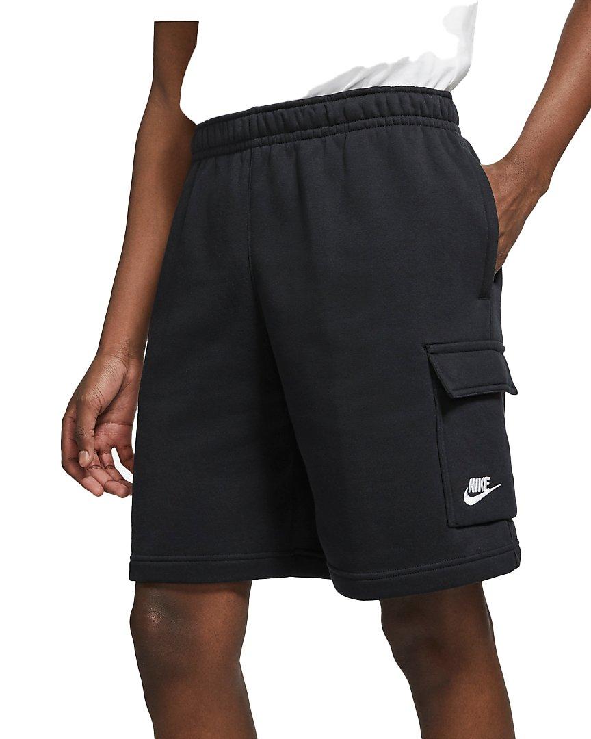 Nike Men's Sportswear Club Cargo Shorts - Black - BLACK Thumbnail View 7