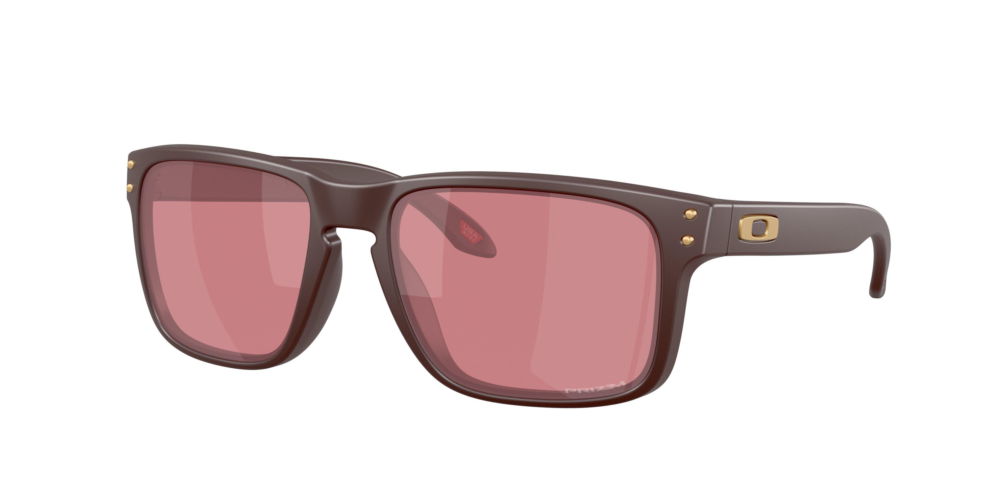 小物 OAKLEY PRIZM DARK GOLF Oakley Holbrook Prizm Dark Golf Sunglasses - Matte Grenache