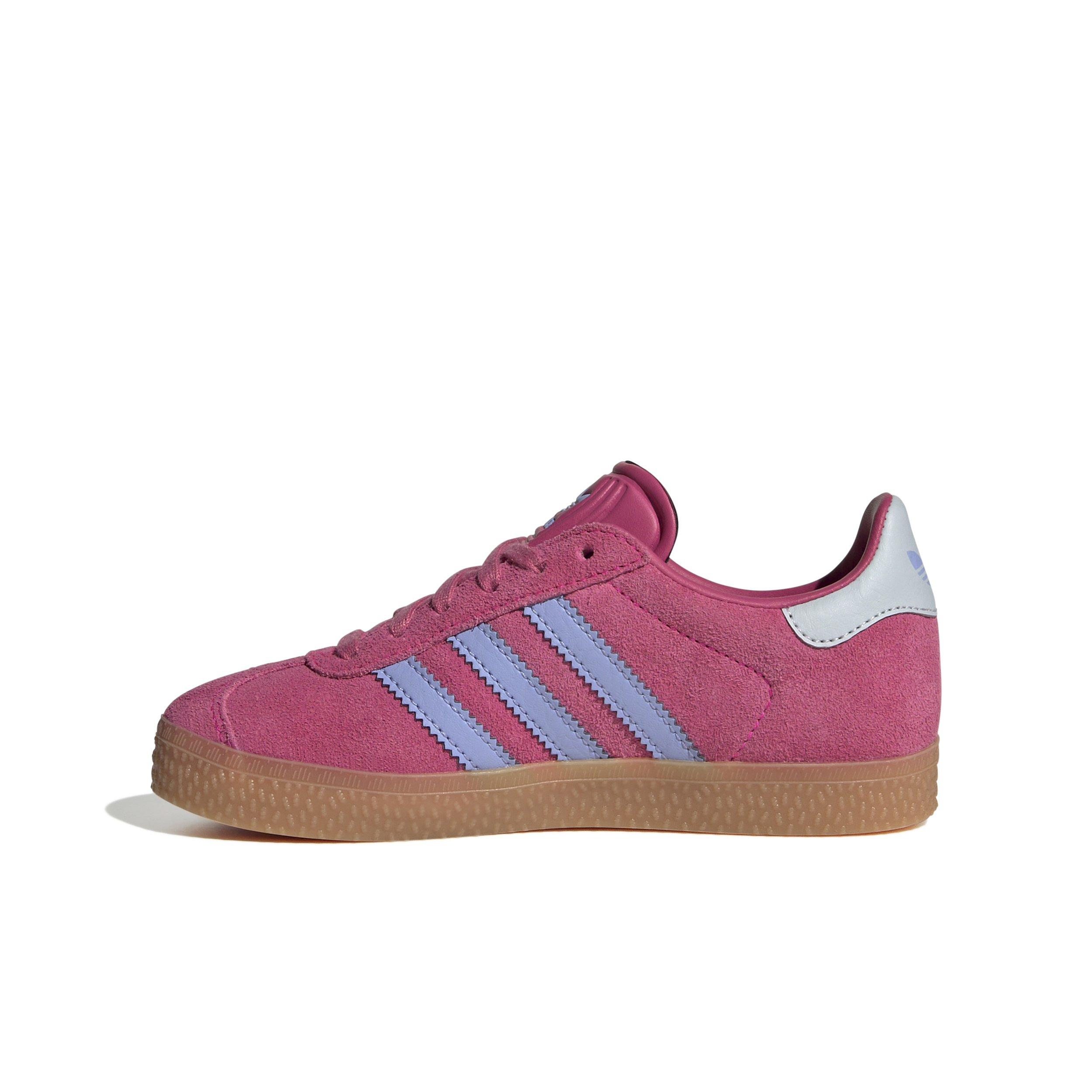 adidas Originals Gazelle Preschool Girls' "Shock Pink/Blue Spark/Halo Blue" Shoe