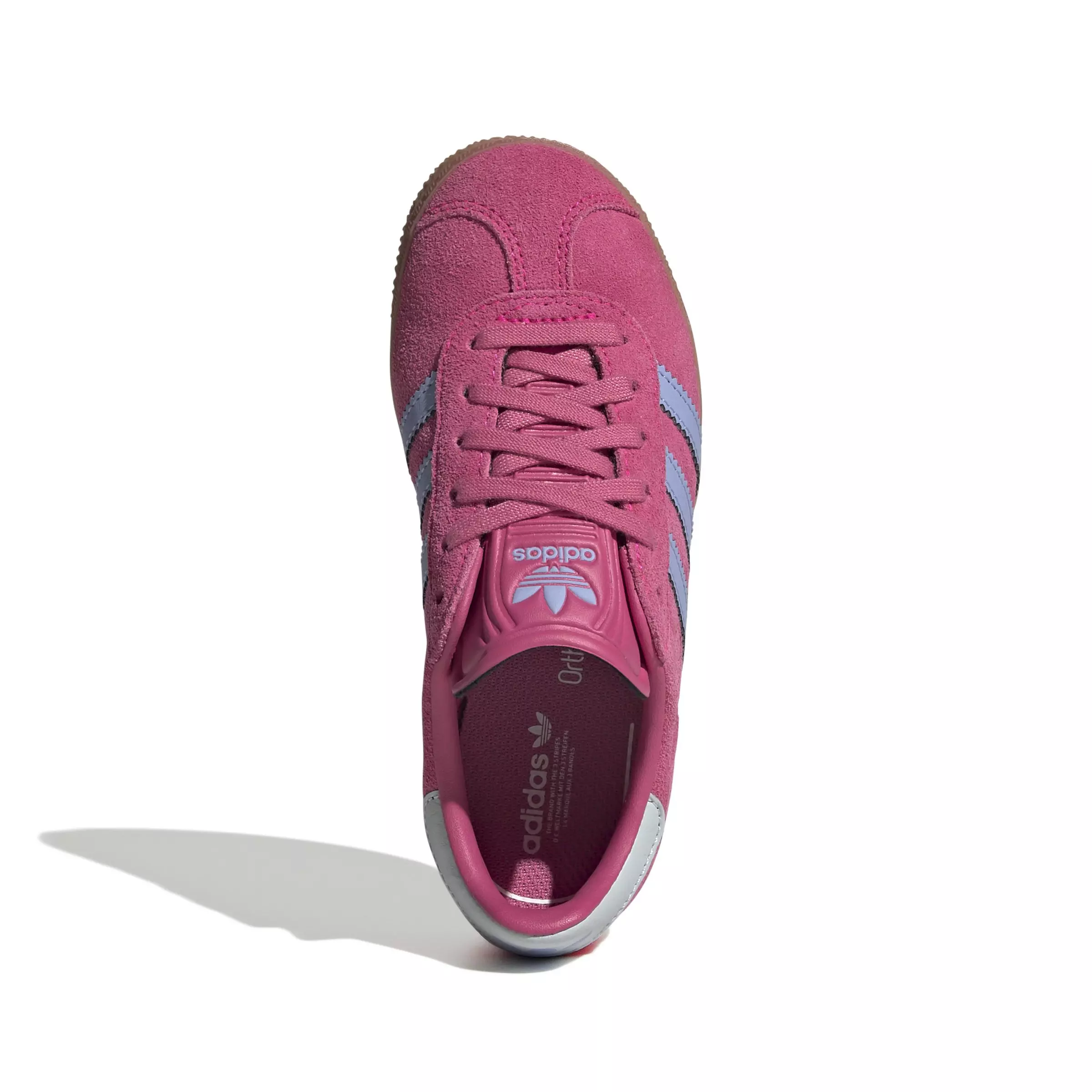 adidas Originals Gazelle "Shock Pink/Blue Spark/Halo Blue" Preschool Girls' Shoe - PINK/BLUE/BLUE