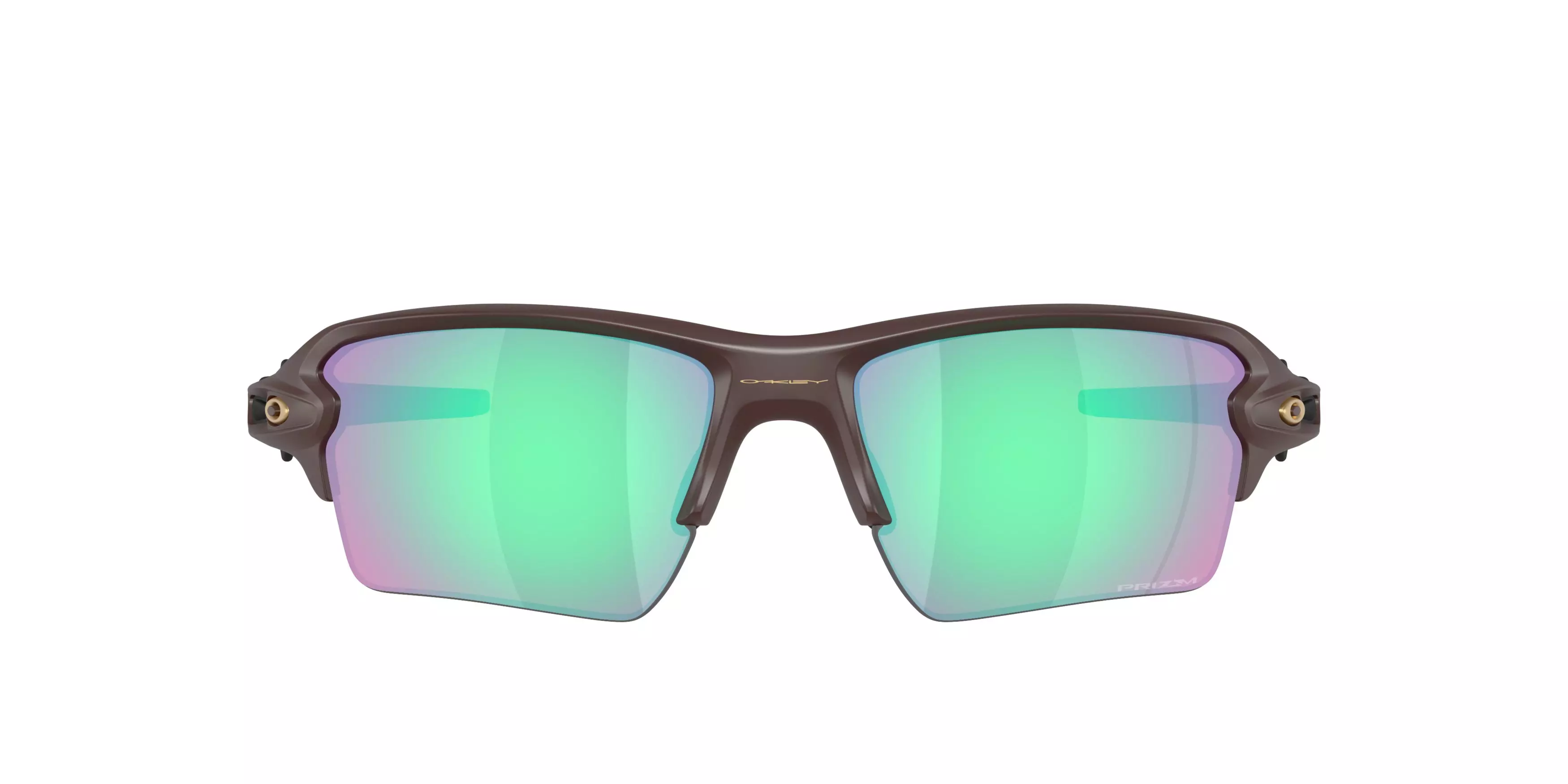 Oakley Flak 2.0 XL Prizm Dark Golf Sunglasses - Matte Grenache - RED/GREEN