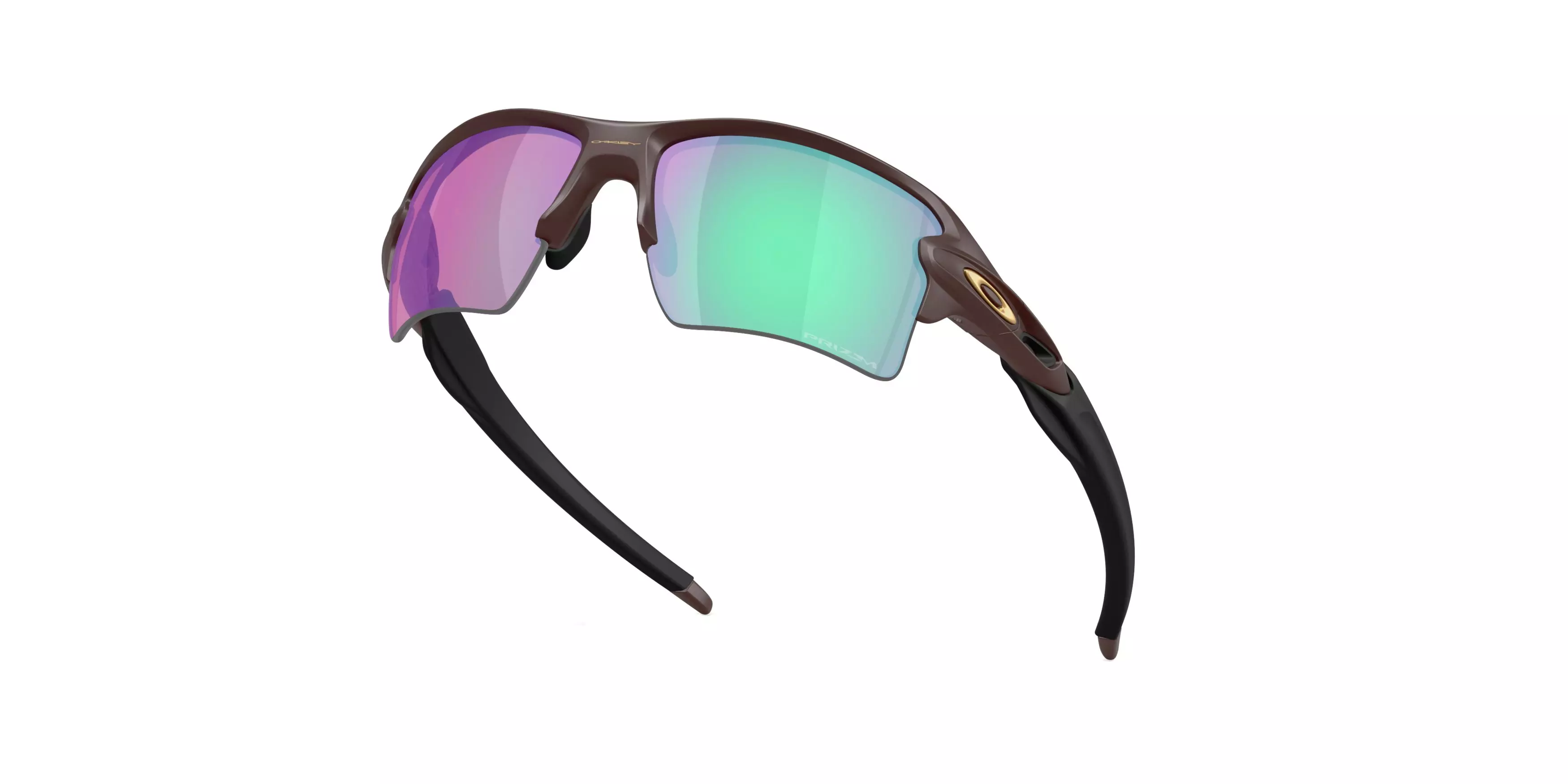 Oakley Flak 2.0 XL Prizm Dark Golf Sunglasses - Matte Grenache - RED/GREEN