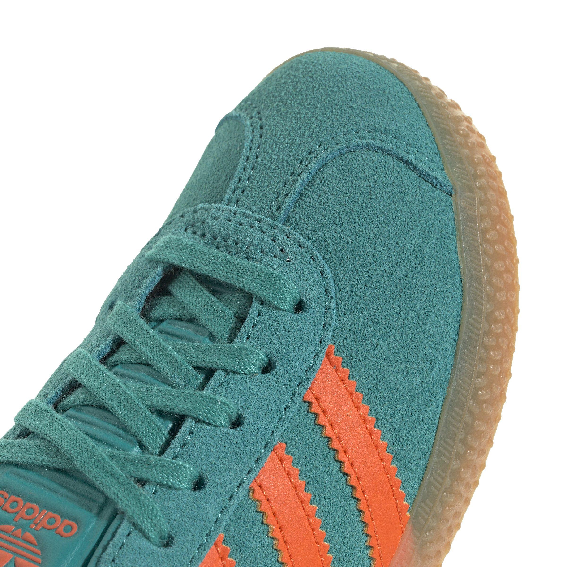 adidas Originals Gazelle "Pure Teal/Impact Orange/Collegiate Purple" Preschool Girls' Shoe - TEAL/ORANGE/PURPLE Thumbnail View 8