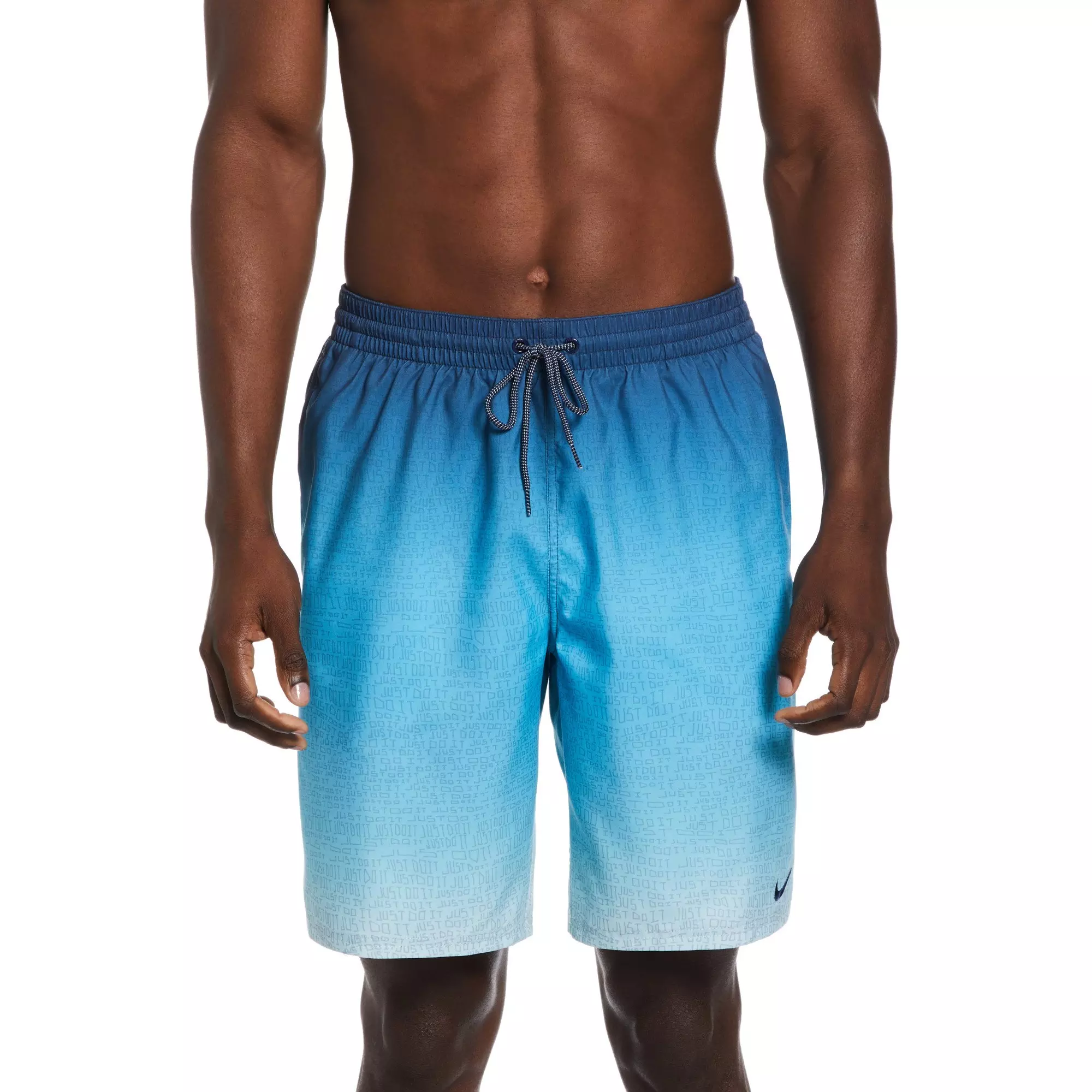 Nike Men's 9" Volley Shorts-Blue Gradient - BLUE