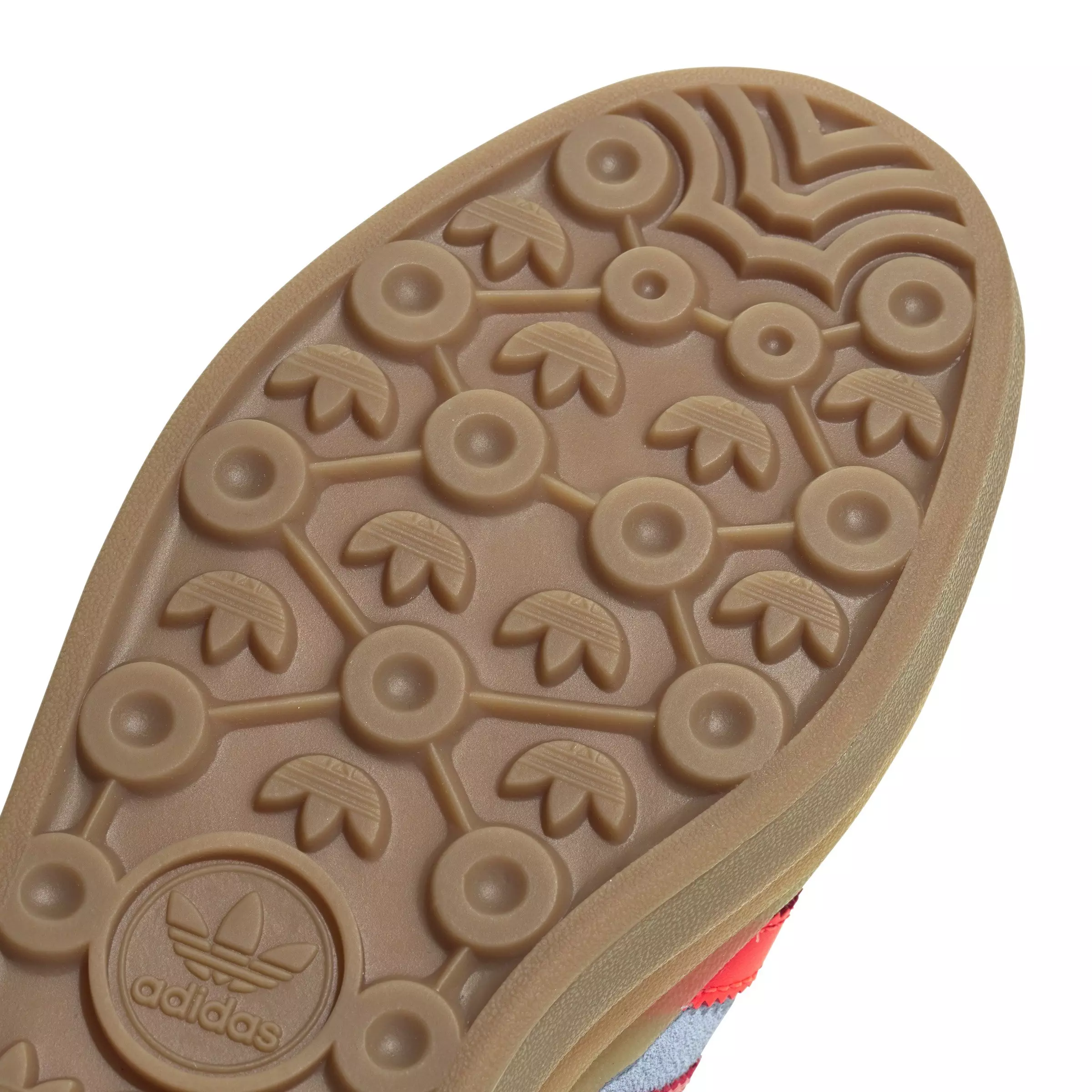 adidas Originals Gazelle Bold "Clear Sky/Solar Red/Gold Metallic" Grade School Girls' Shoe - SKY/RED/GOLD