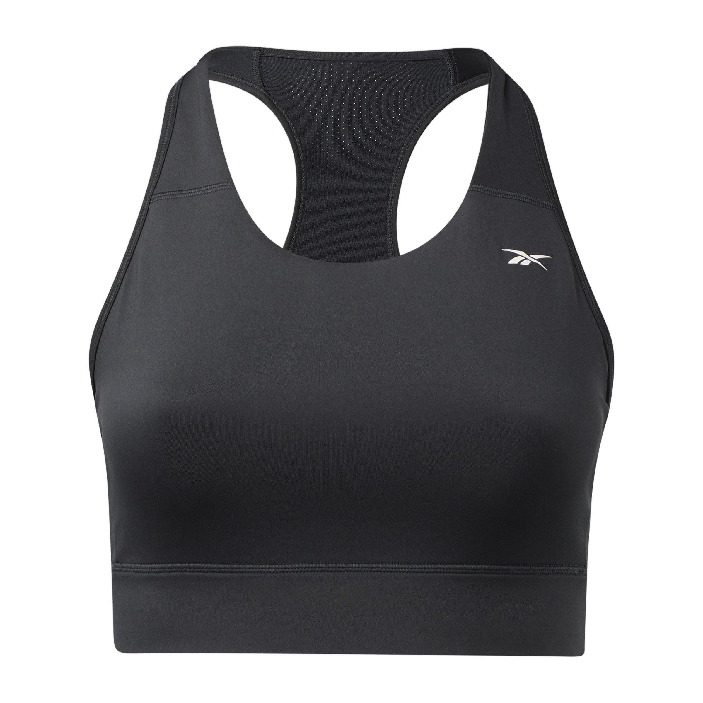 Reebok Running Essentials Sports Bra- Black - BLACK Thumbnail View 7