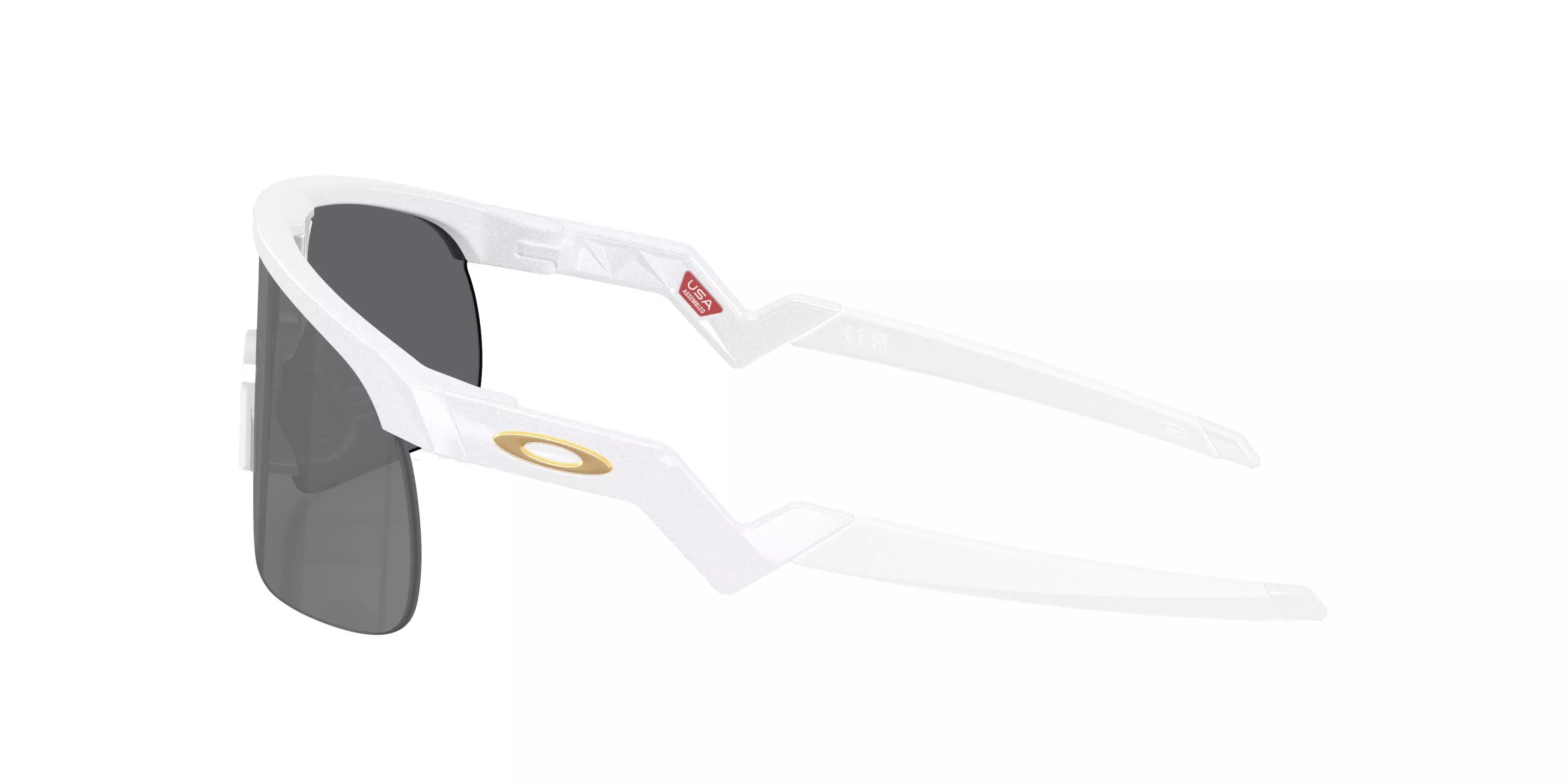 Oakley Youth Resistor Prizm Black Sunglasses - Pearl White - WHITE/GREY