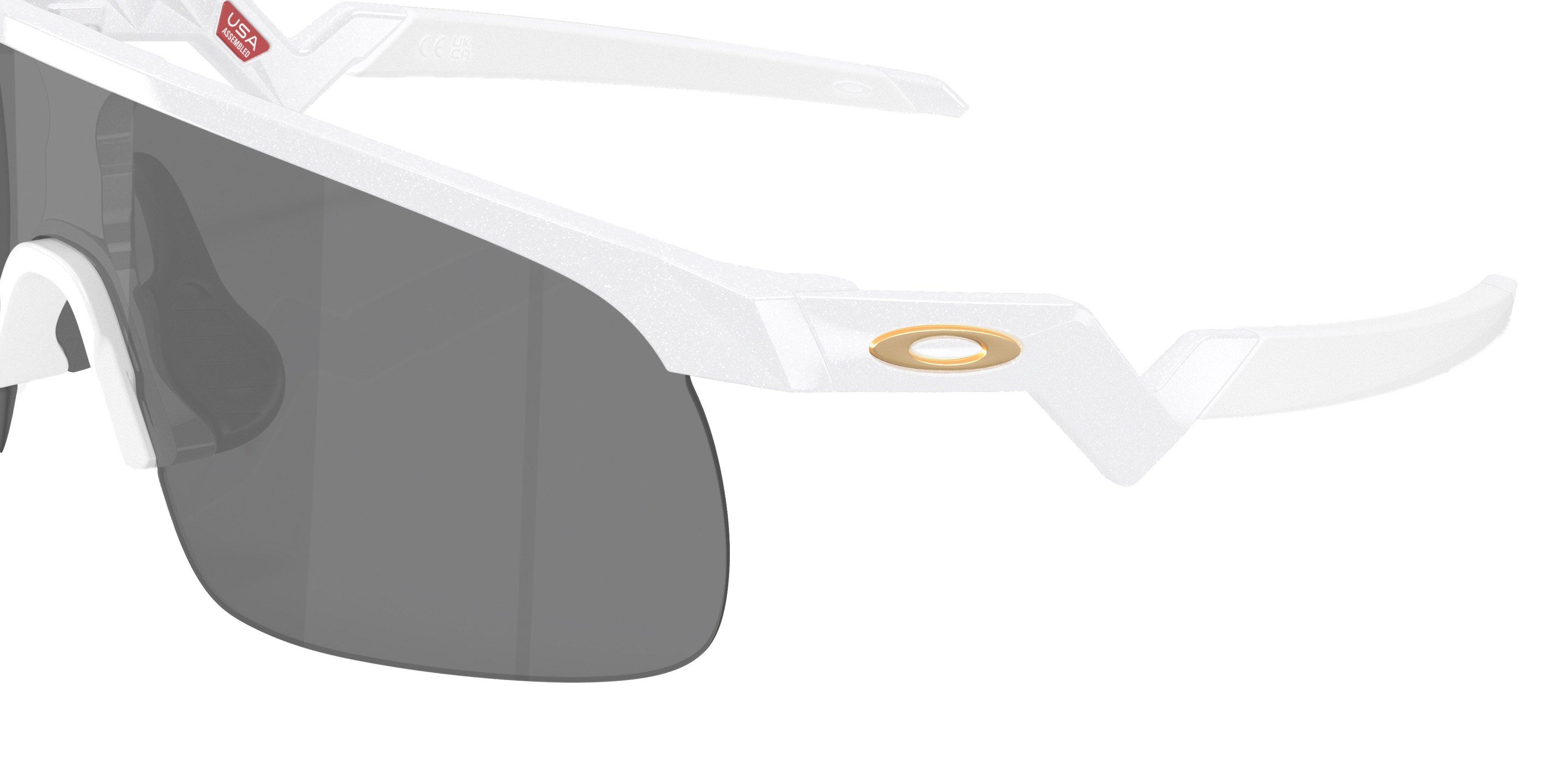 Oakley Resistor Sunglasses (Youth Fit) - Prizm Black Lenses and Pearl White Frame