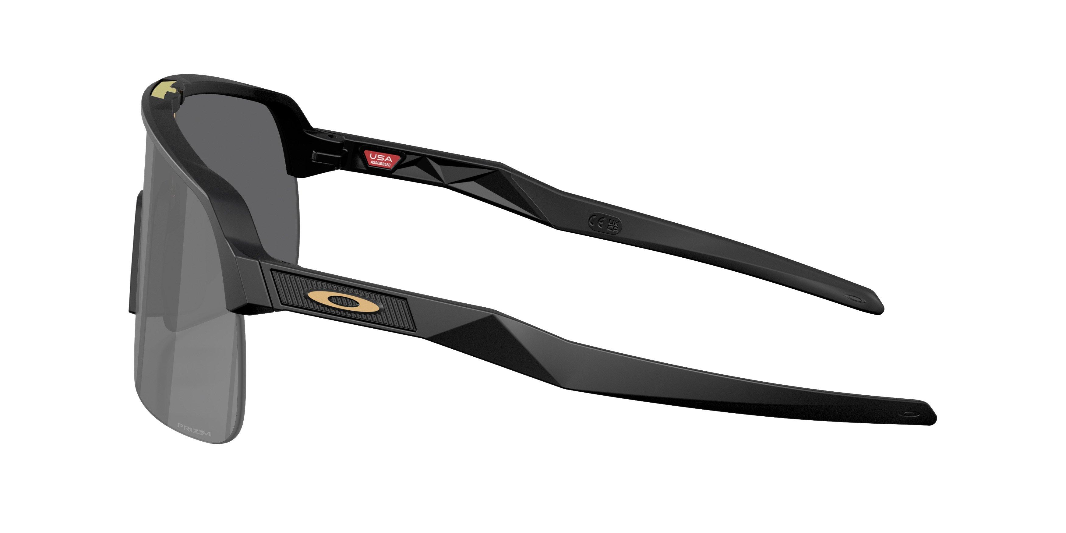 Oakley Sutro Lite Prizm Black Sunglasses - Matte Black - BLACK/GREY Thumbnail View 4