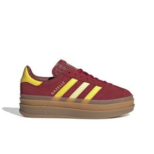 adidas Originals Gazelle Bold "Team Victory Red/Yellow/Gold Metallic" Grade School Girls' Shoe