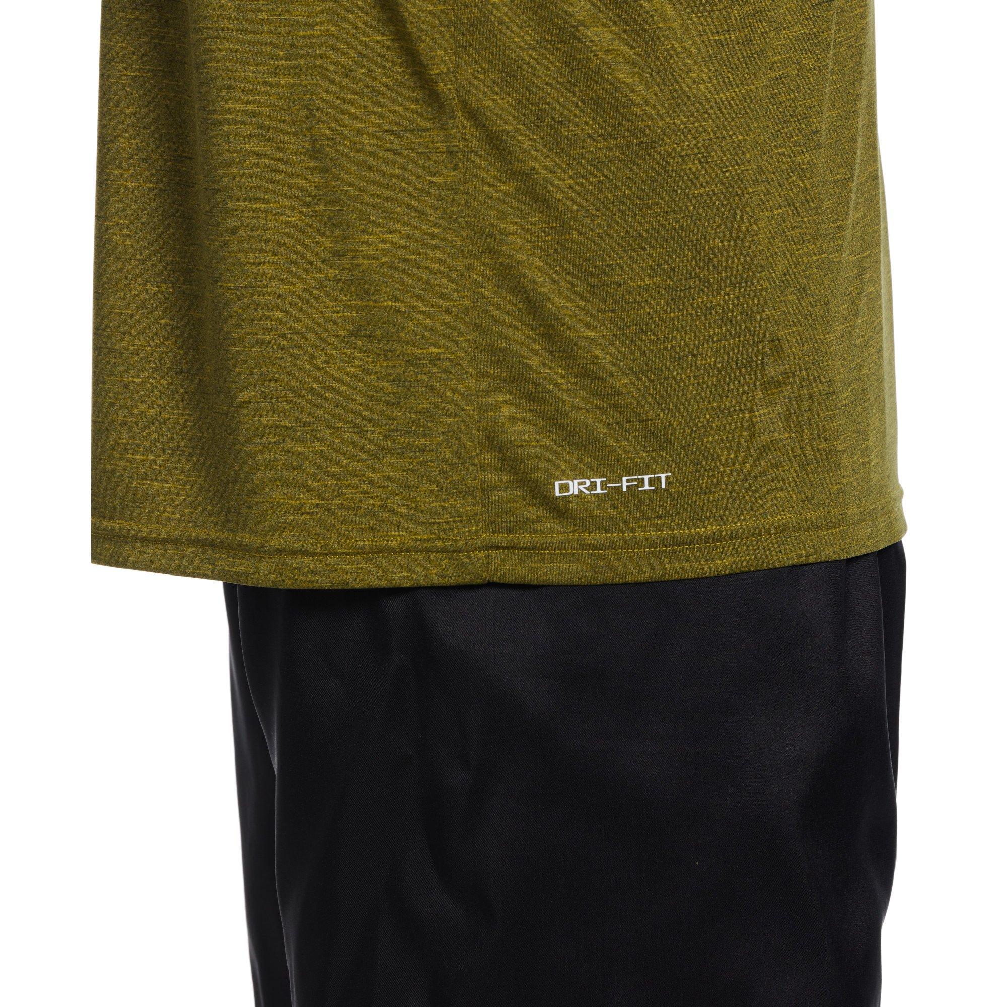 Men's Nike ESSA617 Dri-Fit Mashup Short Sleeve Rashguard (Game