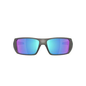 Oakley Heliostat Prizm Sapphire Polar Sunglasses - Matte Grey Smoke