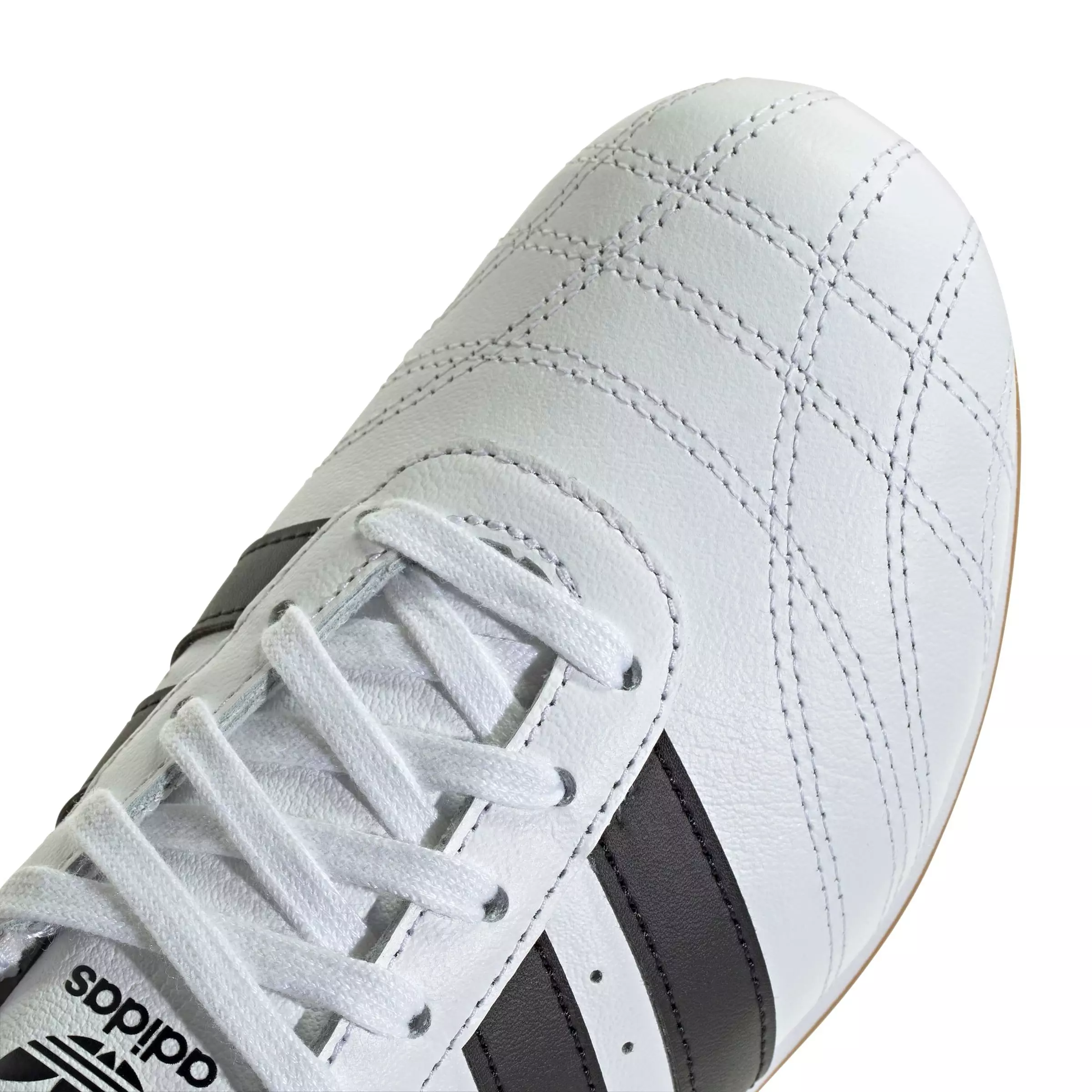 adidas Originals Taekwondo Lace "Ftwr White/Core Black/Gum 3" Grade School Girls' Shoe - WHITE/BLACK/GUM