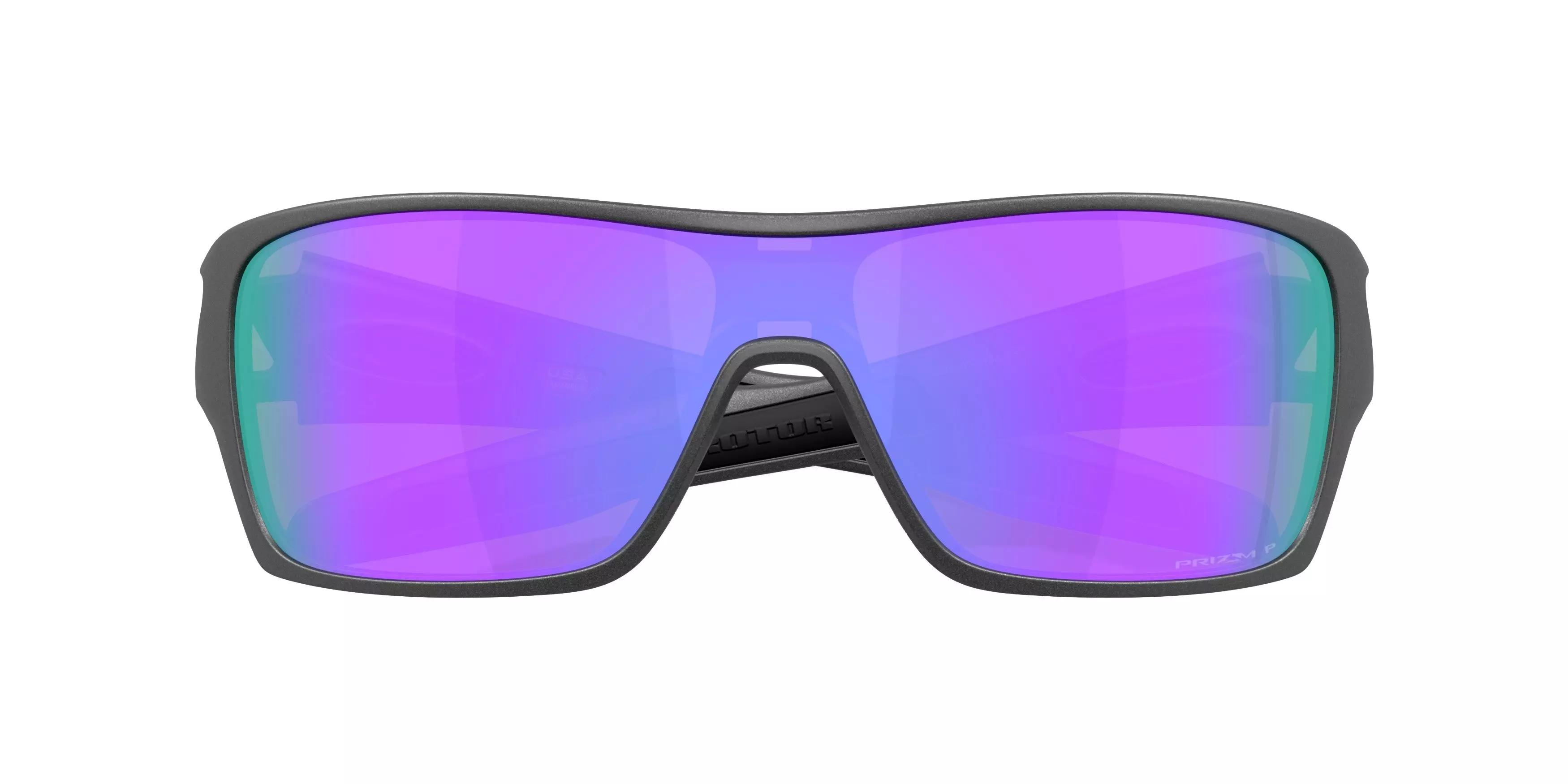 Oakley Turbine Rotor Prizm Violet Polar Sunglasses - Matte Steel - GREY/PURPLE
