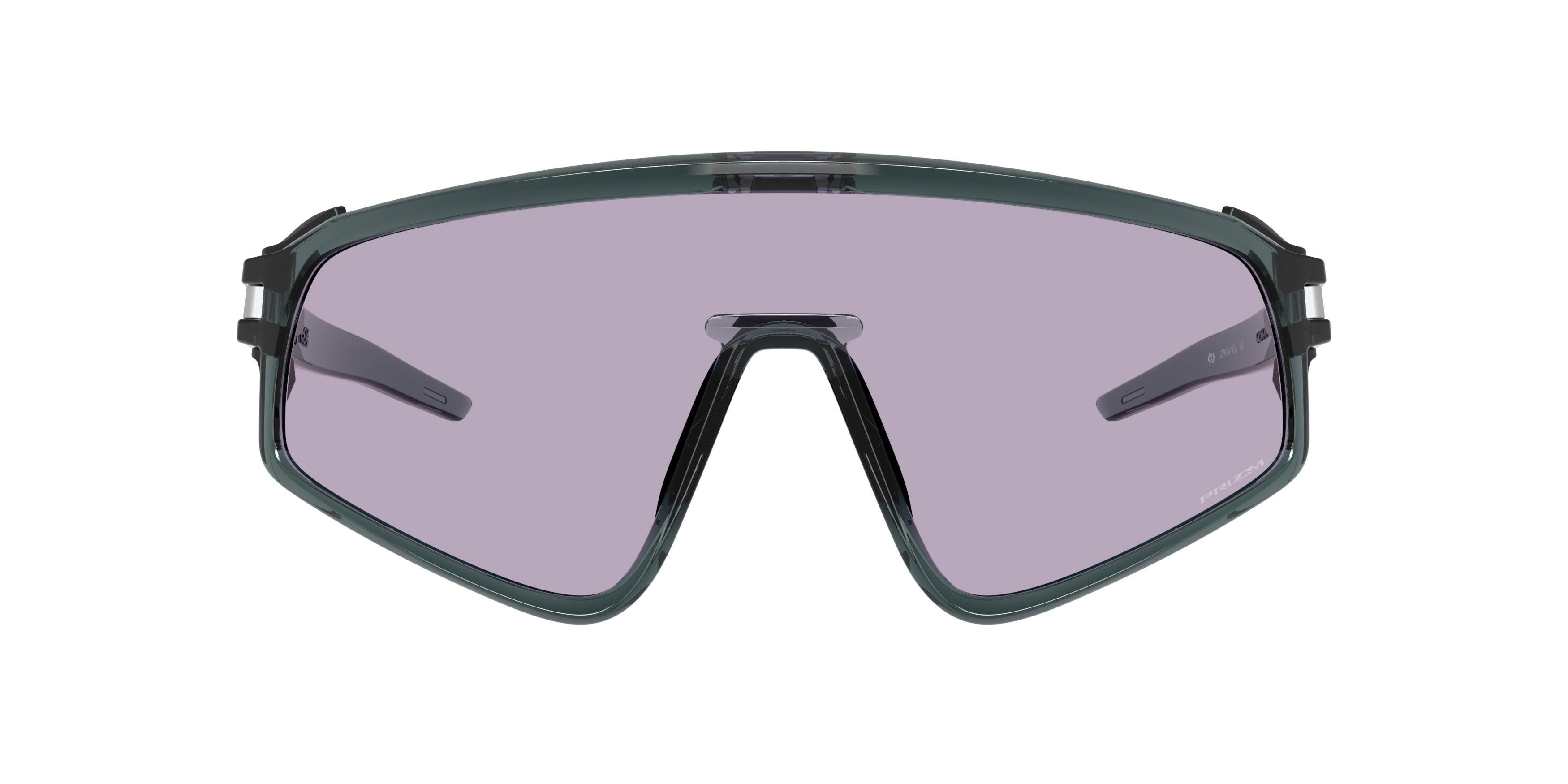 Oakley Latch Panel Prizm Slate Sunglasses - Crystal Black - BLACK/GREY Thumbnail View 2