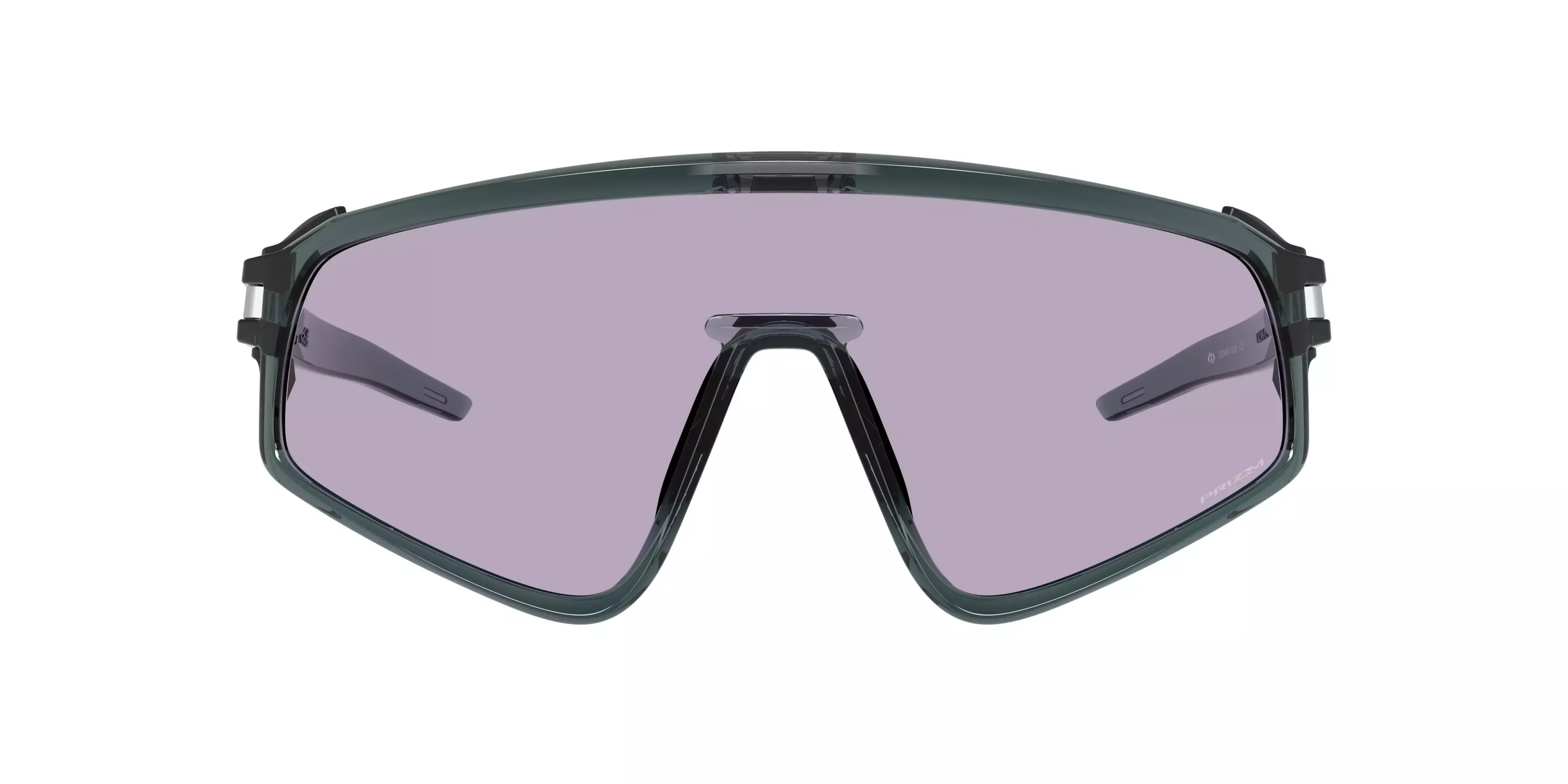 Oakley Latch Panel Prizm Slate Sunglasses - Crystal Black - BLACK/GREY