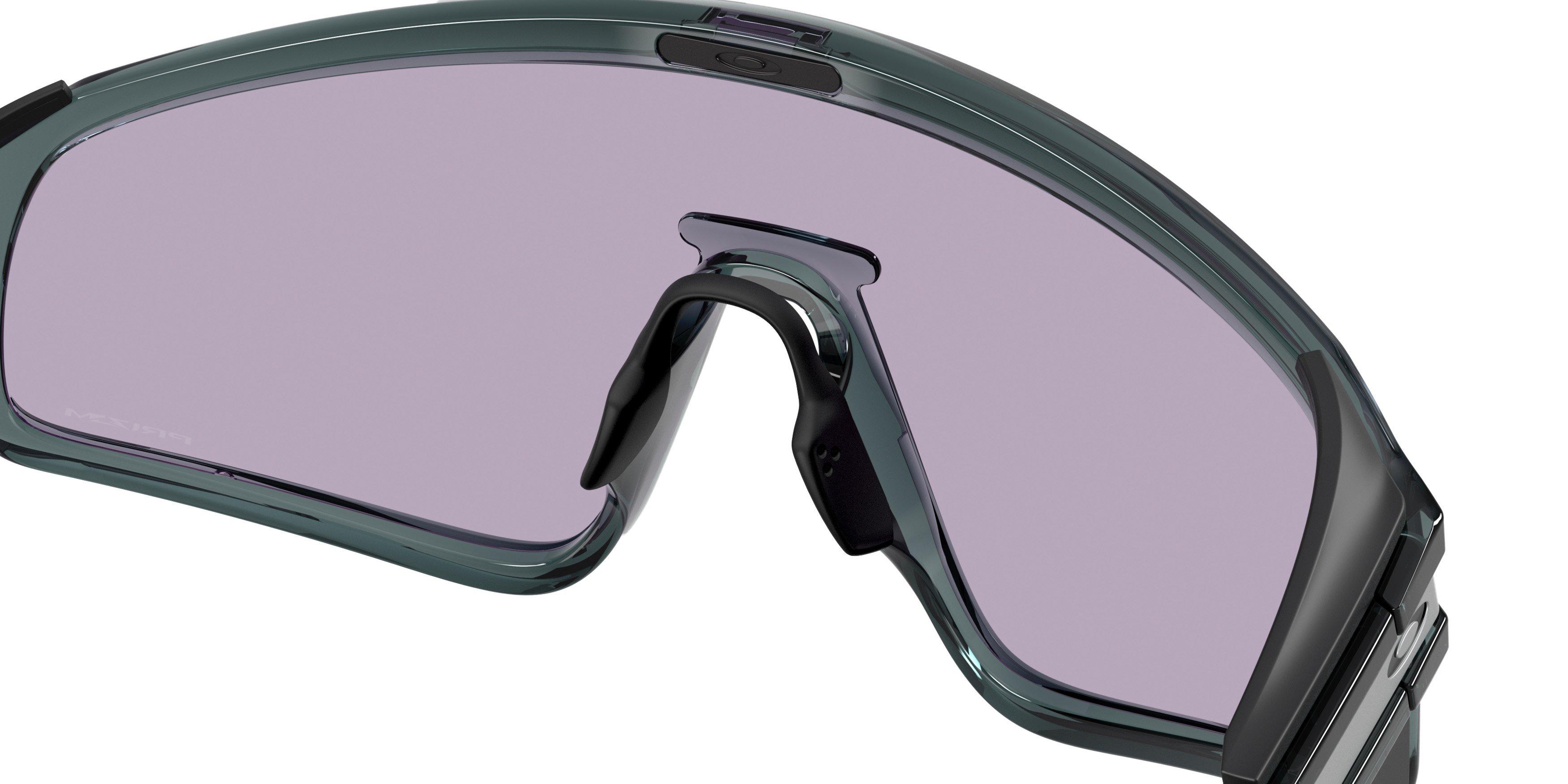 Oakley Latch Panel Prizm Slate Sunglasses - Crystal Black - BLACK/GREY Thumbnail View 6