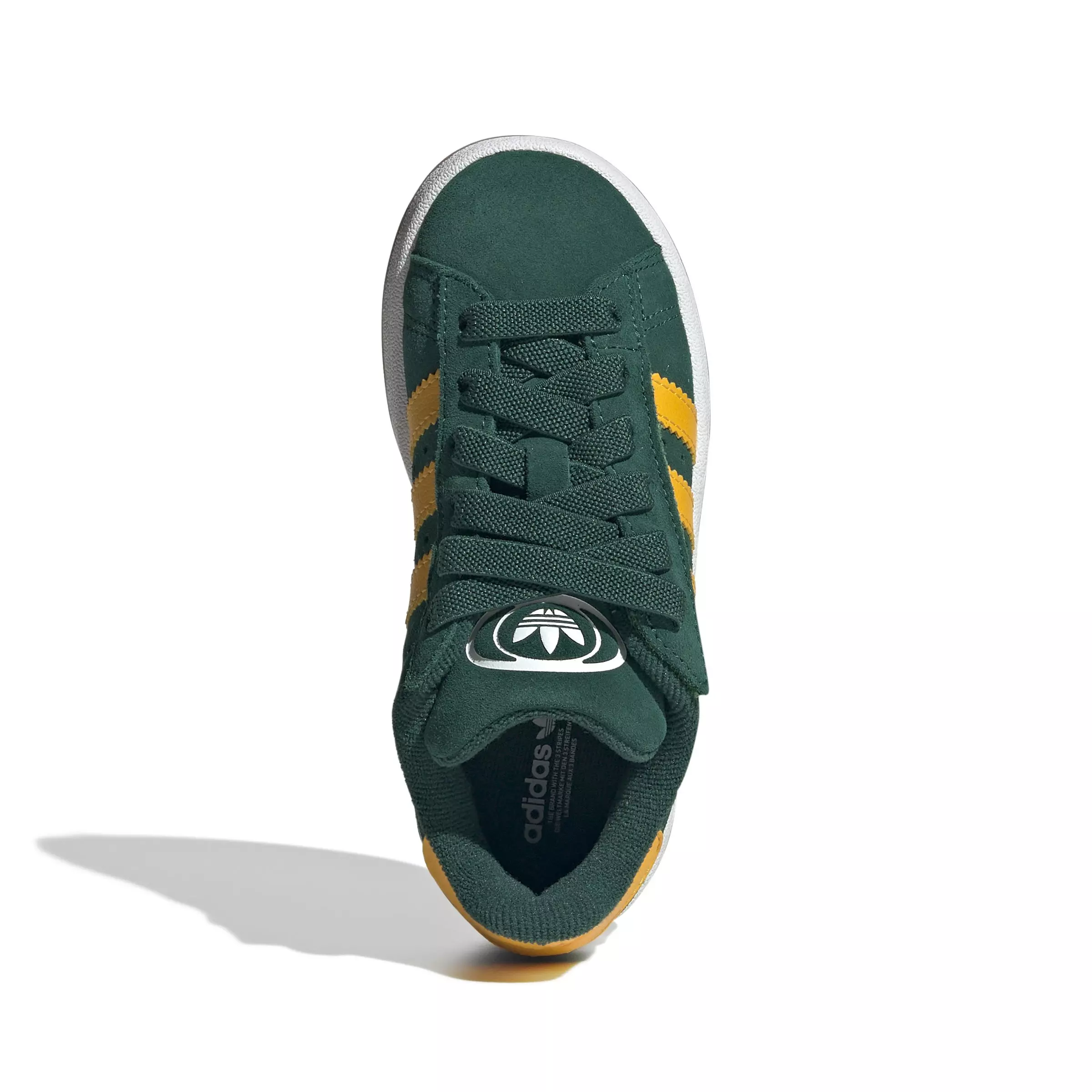 adidas Originals Campus 00s Comfort Closure "Collegiate Green/Yellow/White" Preschool Boys' Shoe - GREEN/YELLOW/WHITE