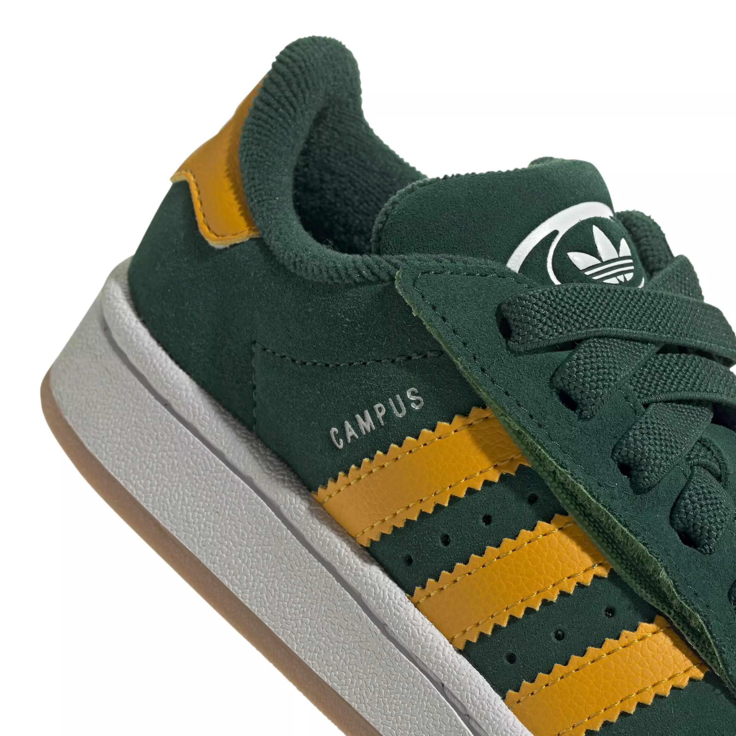 adidas Originals Campus 00s Comfort Closure "Collegiate Green/Yellow/White" Preschool Boys' Shoe - GREEN/YELLOW/WHITE