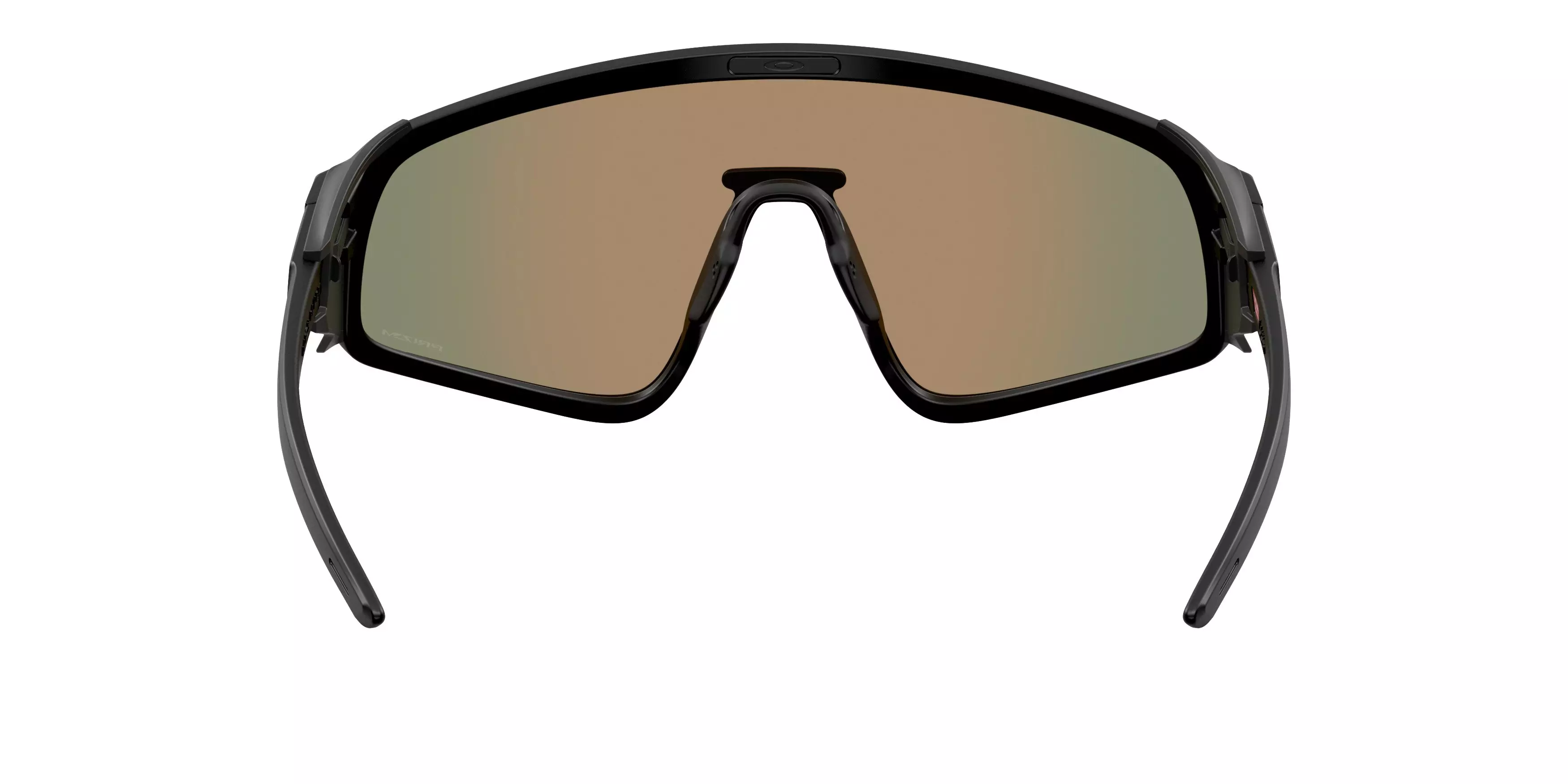 Oakley Latch Panel Prizm Ruby Sunglasses - Matte Black - BLACK/RED