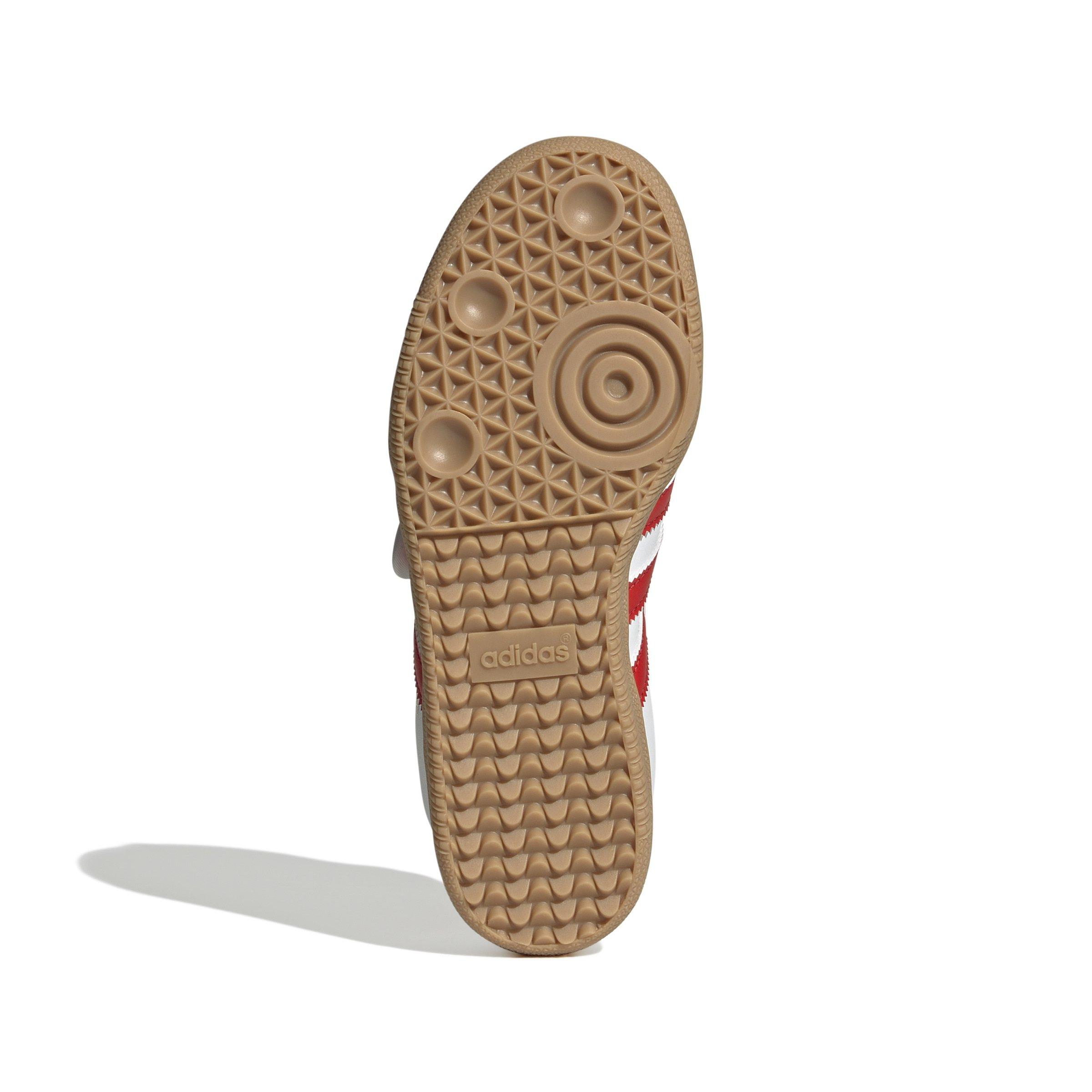 adidas Originals Samba Jane Grade School Girls' "Ftwr White/Red/Gum 3" Shoe