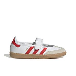 adidas Originals Samba Jane "Ftwr White/Red/Gum 3" Grade School Girls' Shoe
