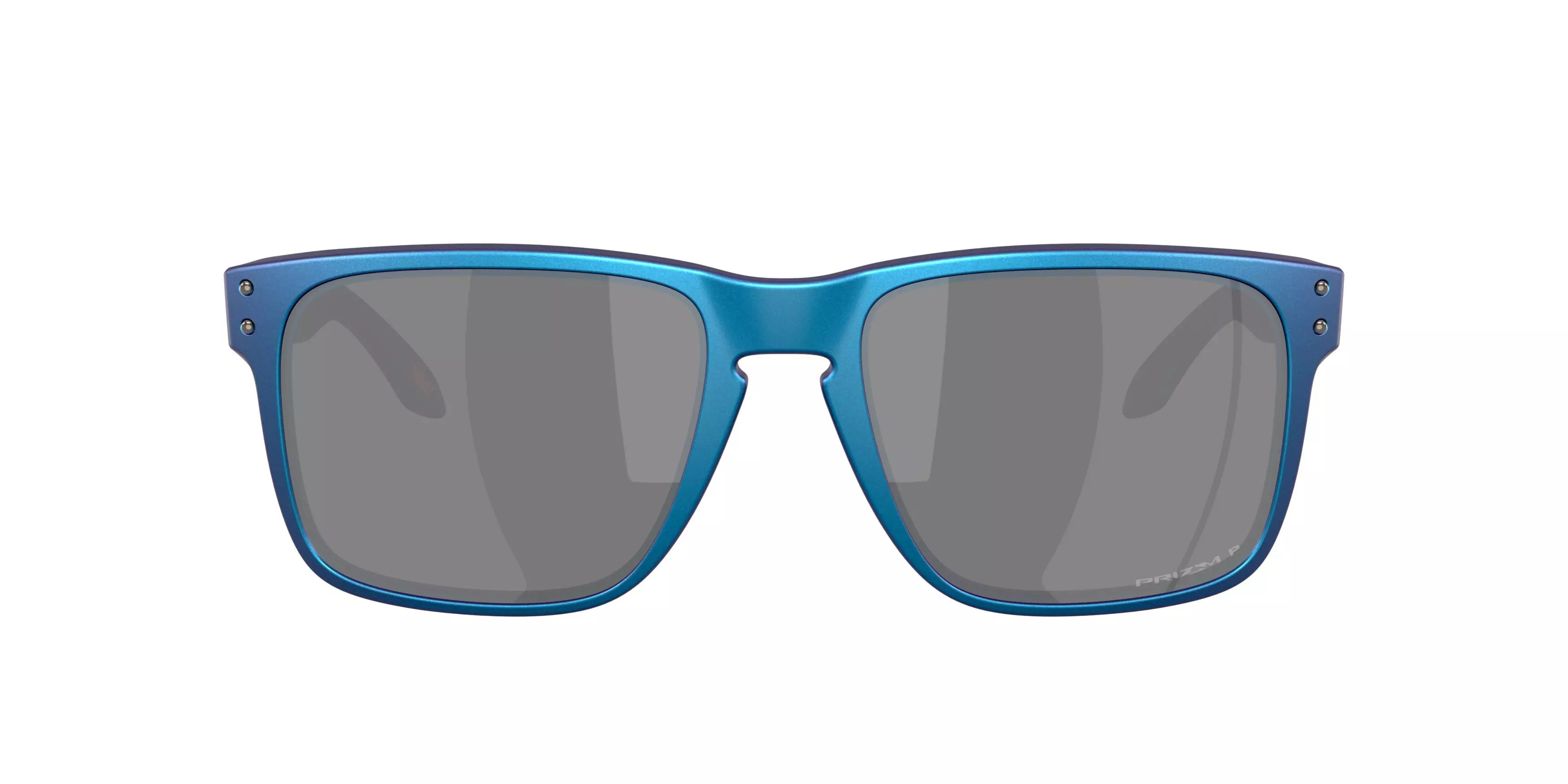 Oakley Holbrook XL Prizm Black Polar Sunglasses - Matte Cyan/Blue Colorshift - BLUE/GREY