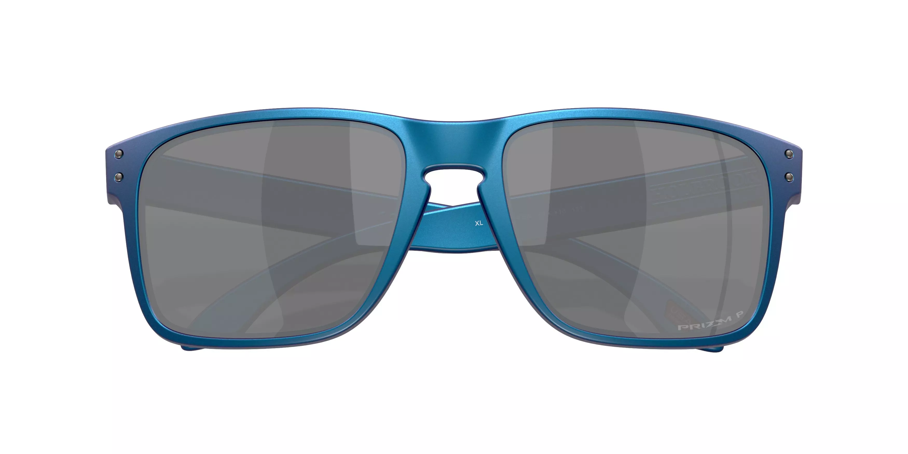 Oakley Holbrook XL Prizm Black Polar Sunglasses - Matte Cyan/Blue Colorshift - BLUE/GREY