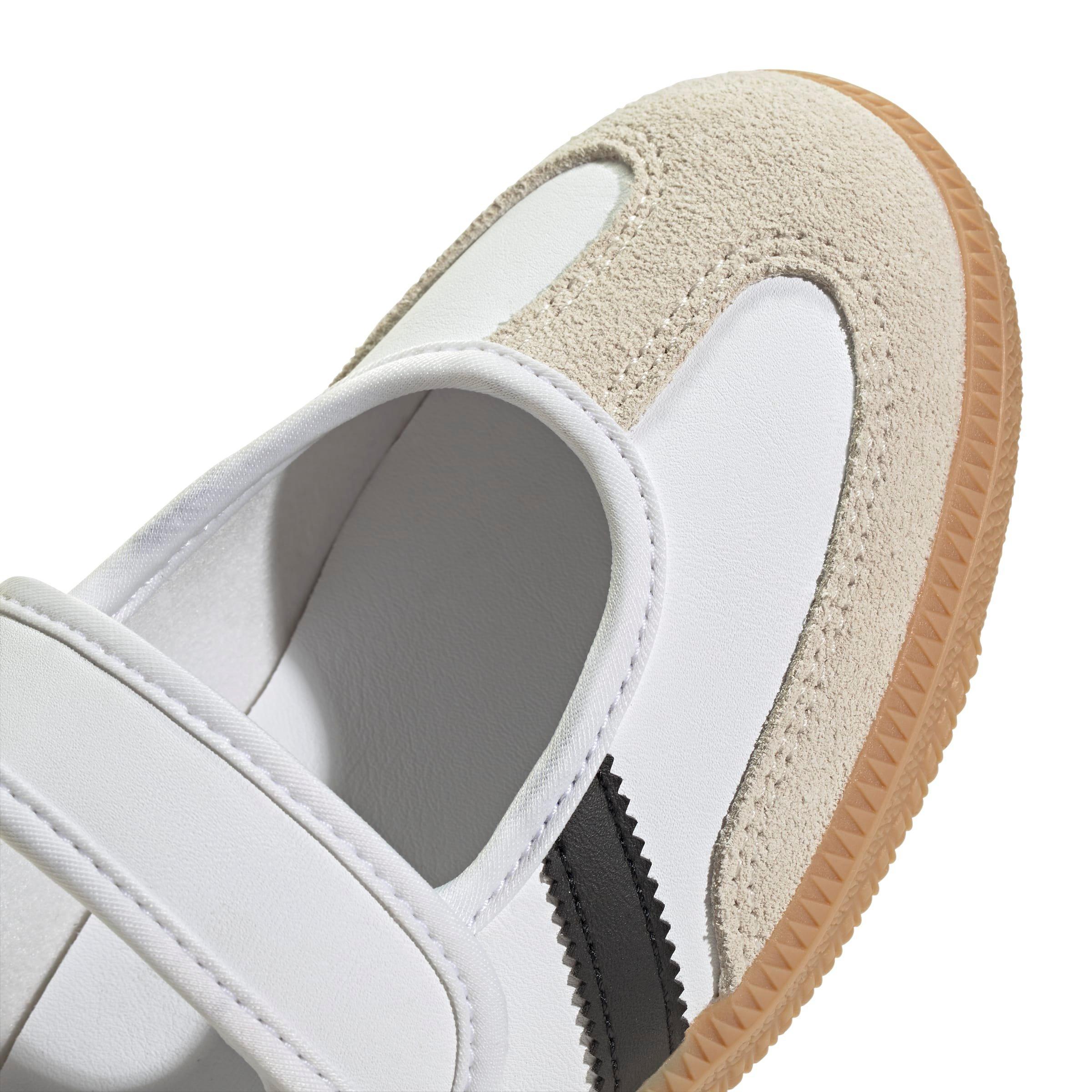 adidas Originals Samba Jane Grade School Girls' "Ftwr White/Alumina/Gum 3" Shoe