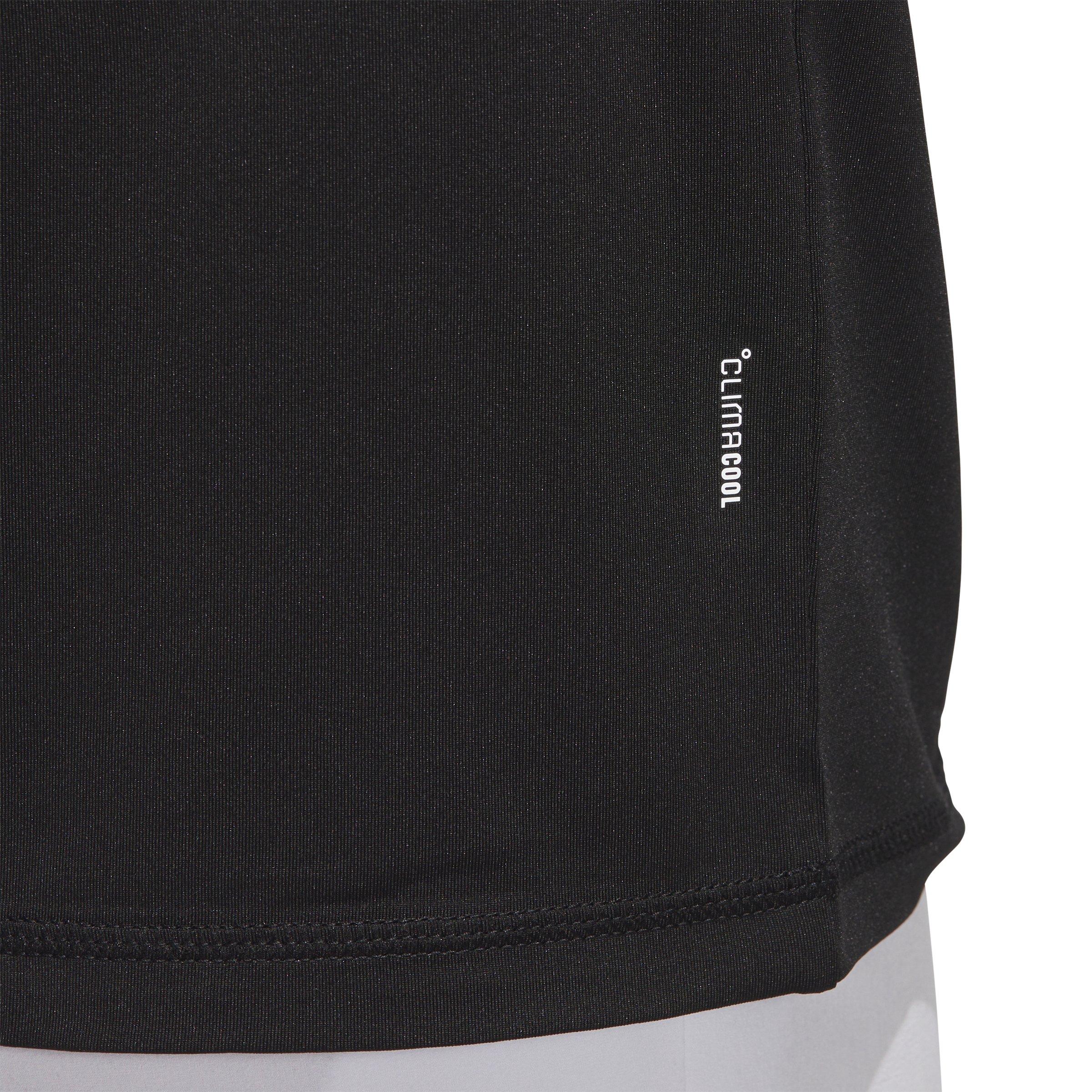 adidas Women's Designed for Train Everyday Workout T-Shirt - Black - BLACK Thumbnail View 4