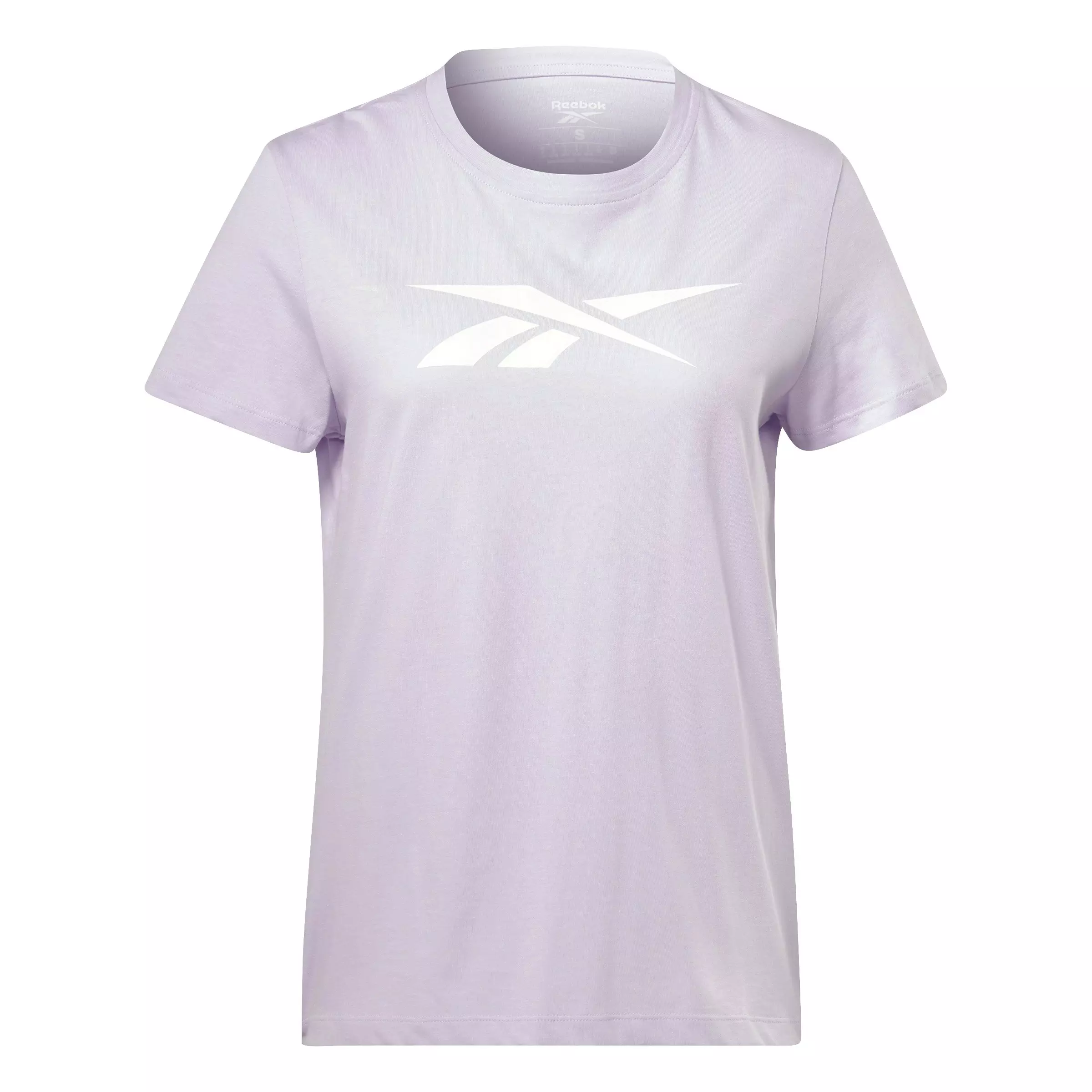 Reebok Women's Training Essentials Vector Tee- Purple - PURPLE