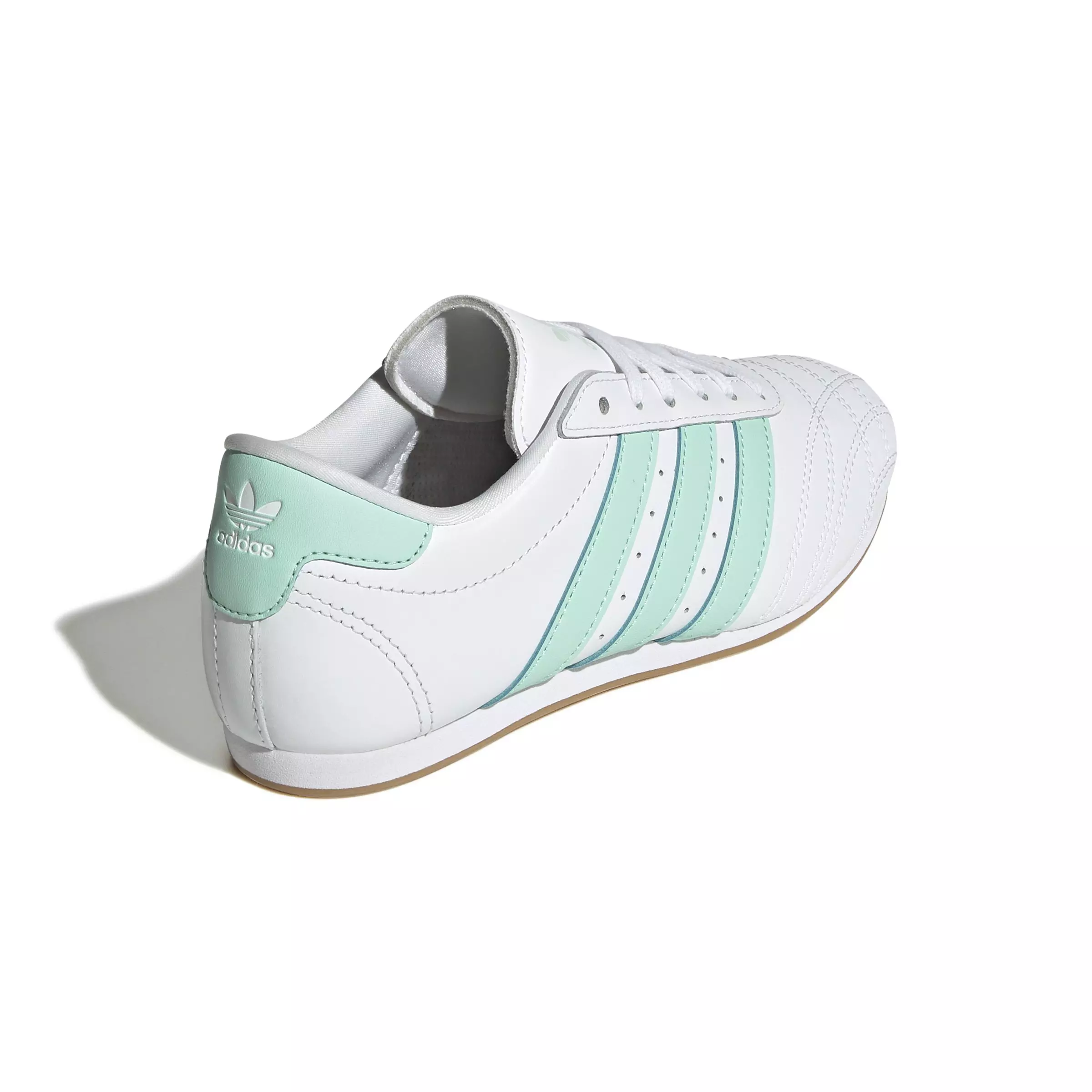 adidas Originals Taekwondo Lace "Ftwr White/Clear Mint/Gum 3" Grade School Girls' Shoe - WHITE/MINT/GUM