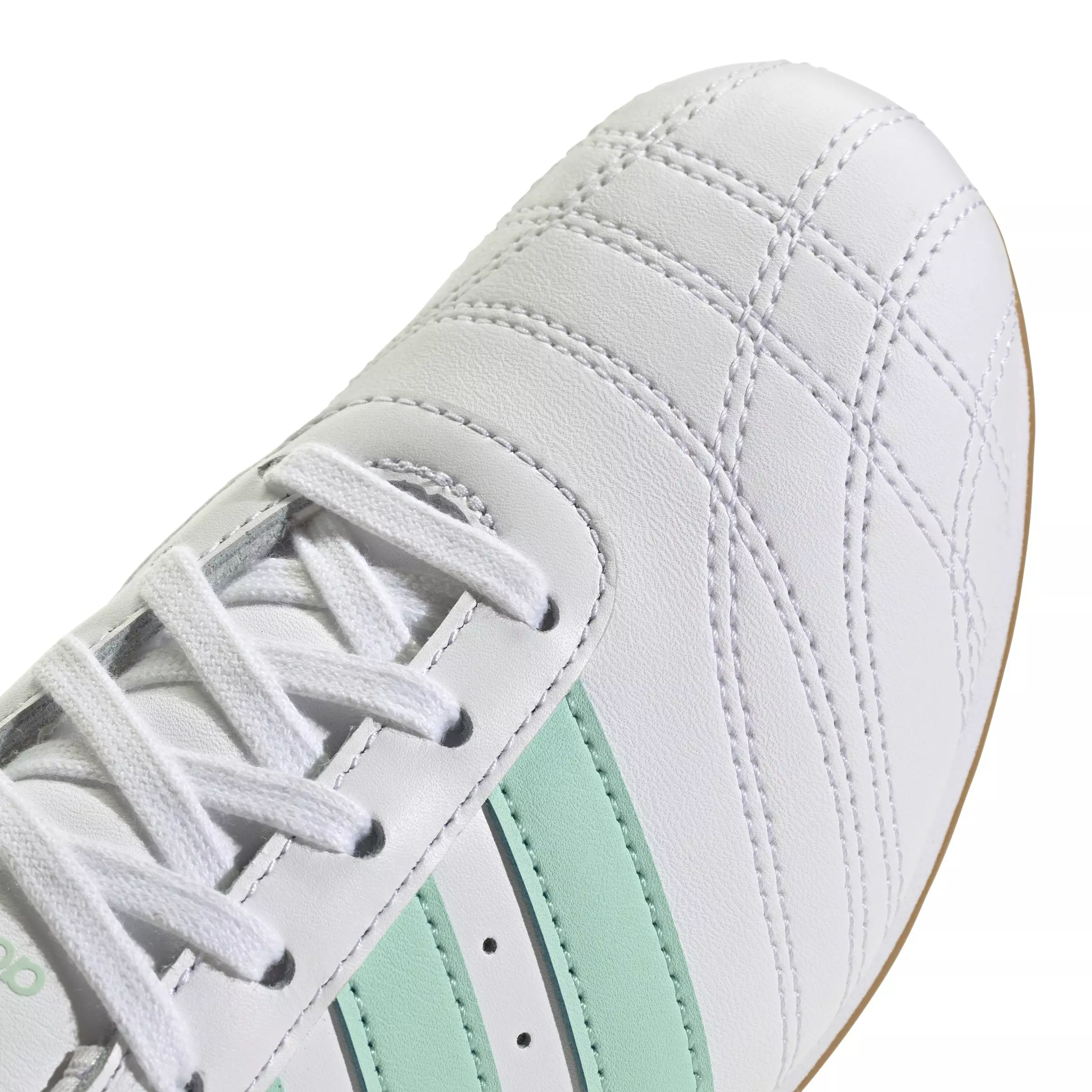 adidas Originals Taekwondo Lace "Ftwr White/Clear Mint/Gum 3" Grade School Girls' Shoe - WHITE/MINT/GUM