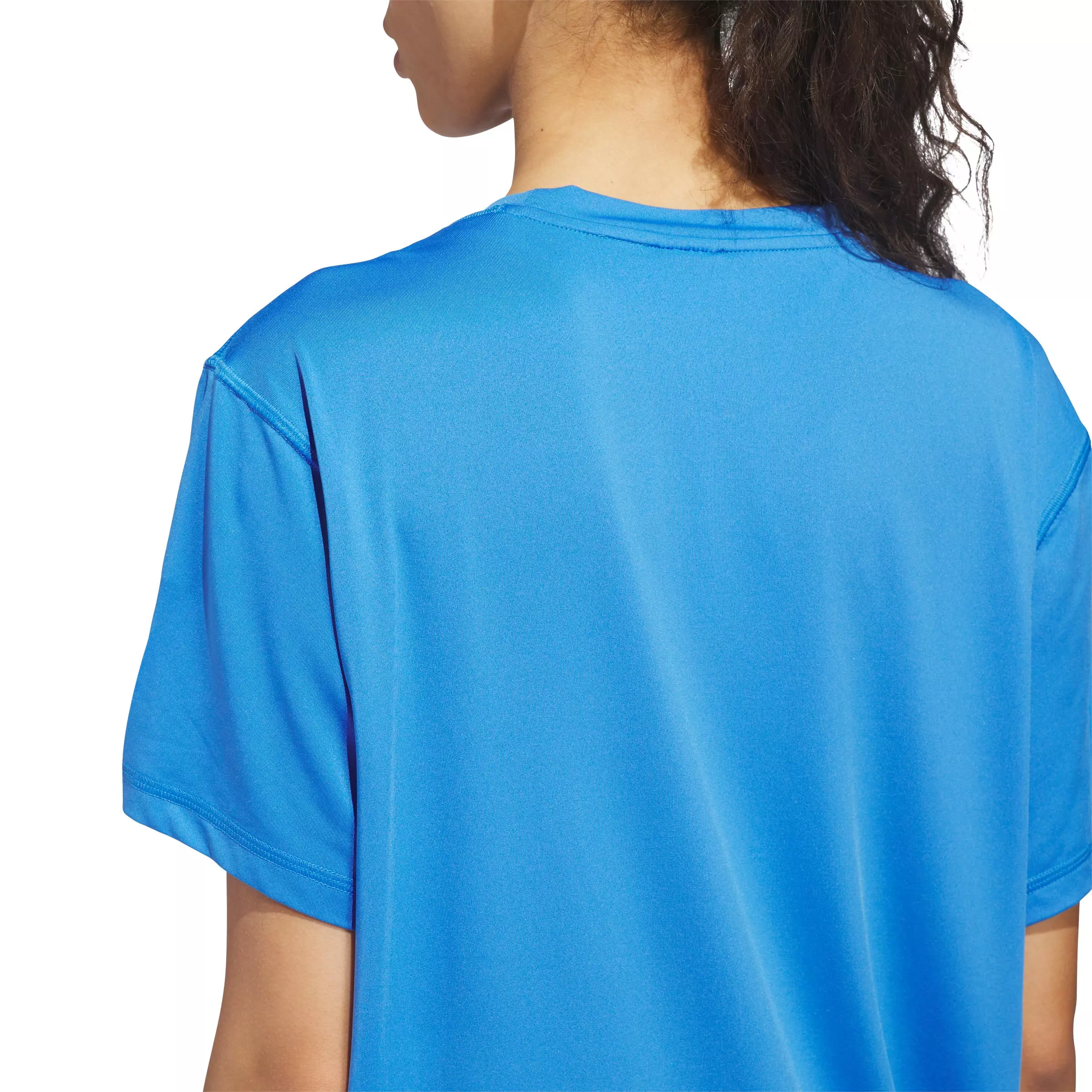 adidas Women's Designed for Train Everyday Workout T-Shirt - Blue - BLUE