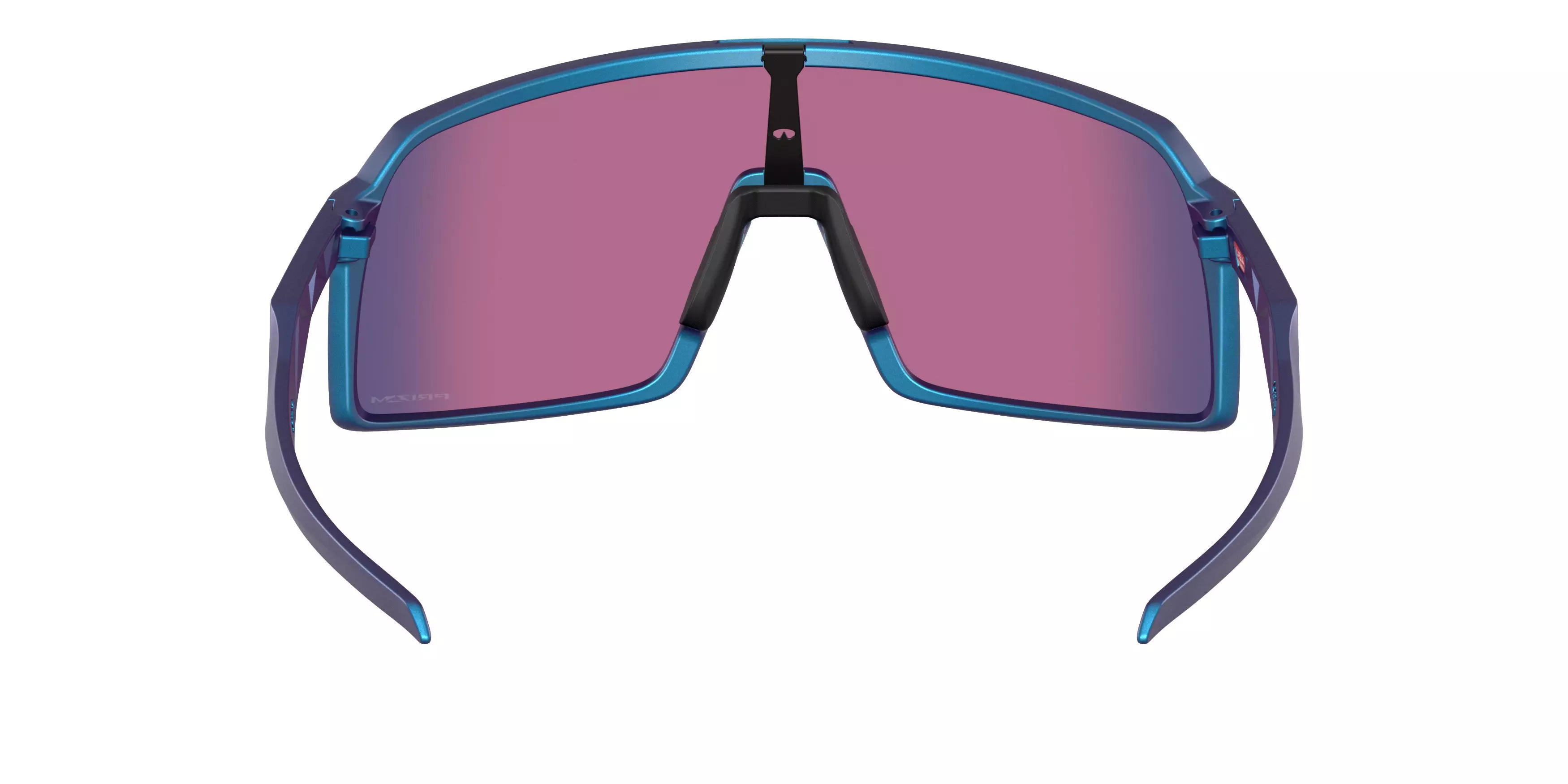 Oakley Sutro Prizm Road Sunglasses - Matte Cyan/Blue Colorshift - BLUE/RED