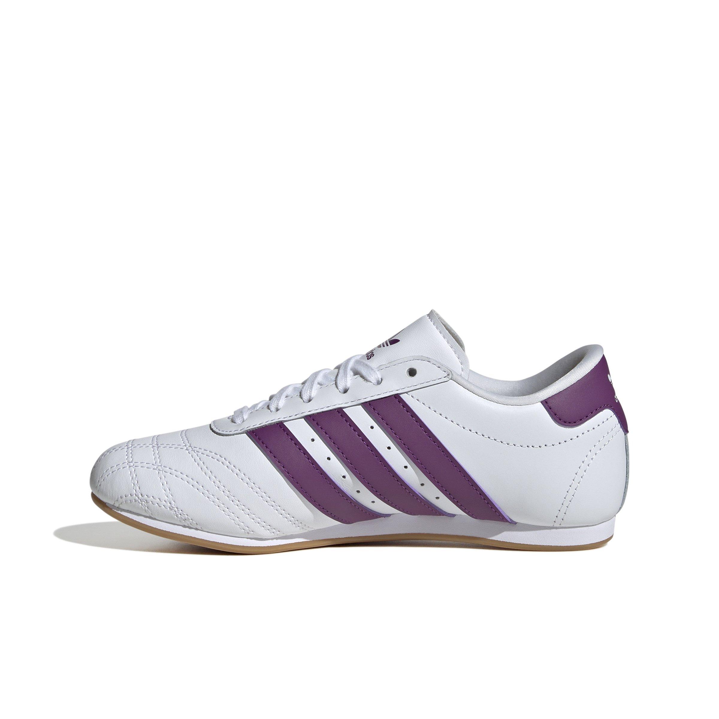 adidas Originals Taekwondo Lace Grade School Girls' "Ftwr White/Rich Mauve/Gum 3" Shoe