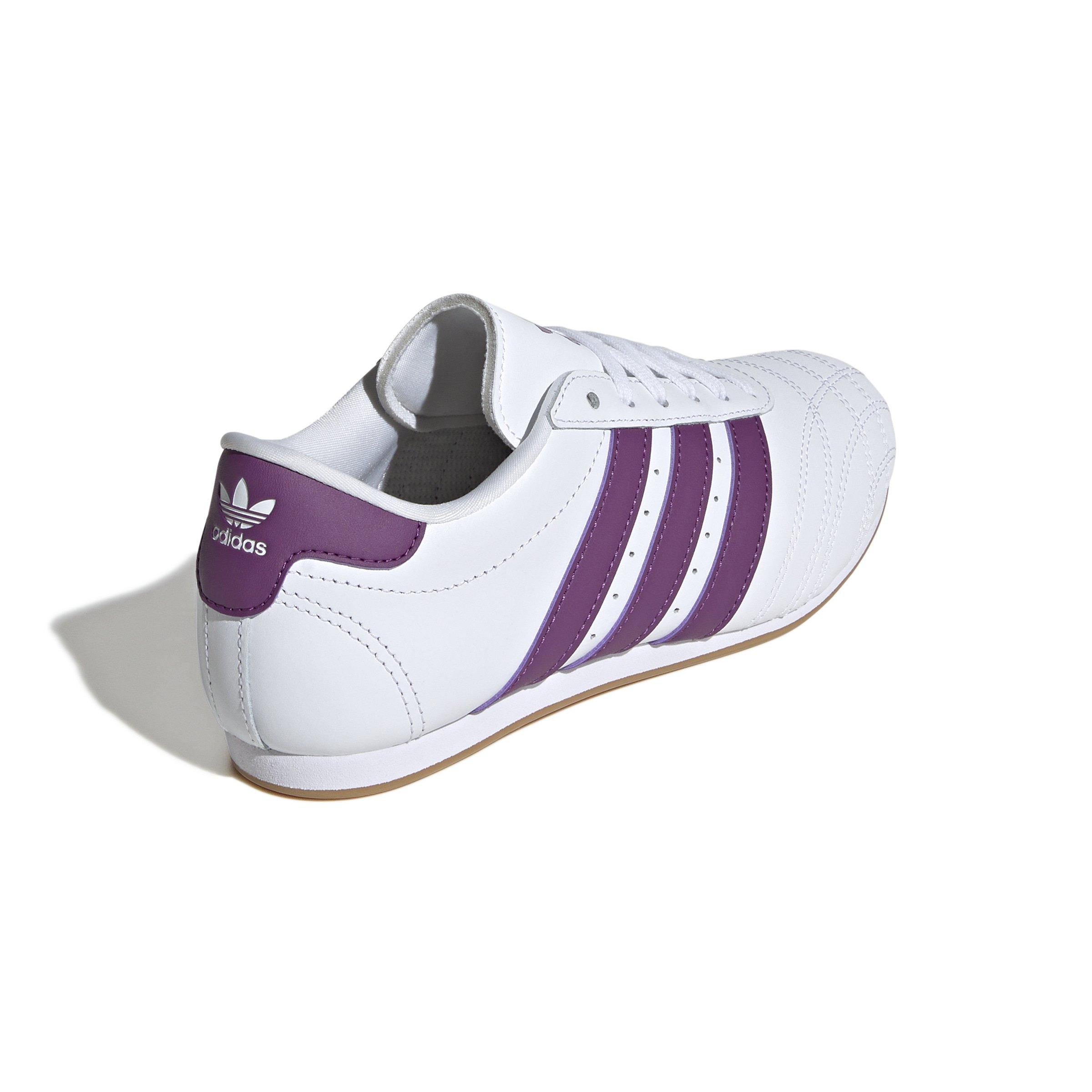 adidas Originals Taekwondo Lace Grade School Girls' "Ftwr White/Rich Mauve/Gum 3" Shoe