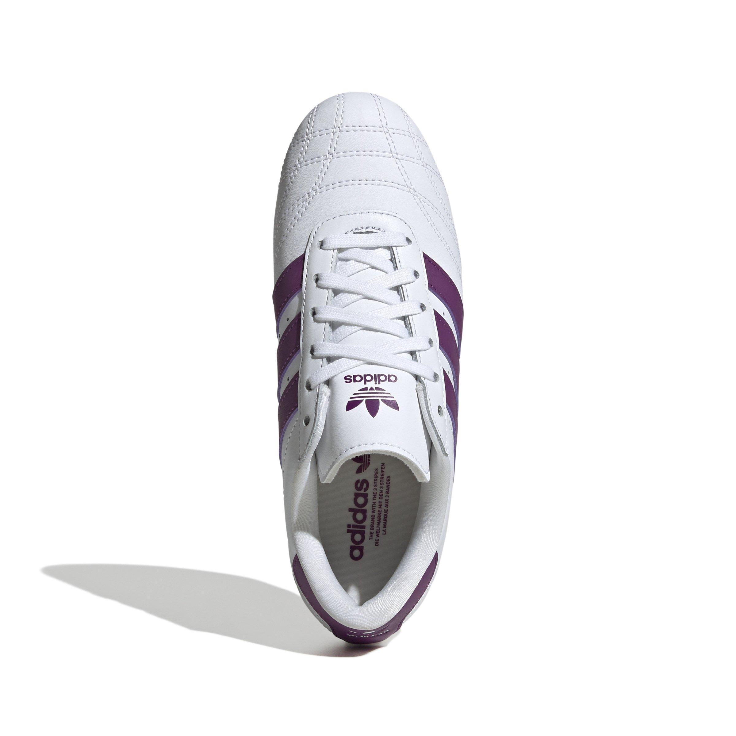 adidas Originals Taekwondo Lace Grade School Girls' "Ftwr White/Rich Mauve/Gum 3" Shoe