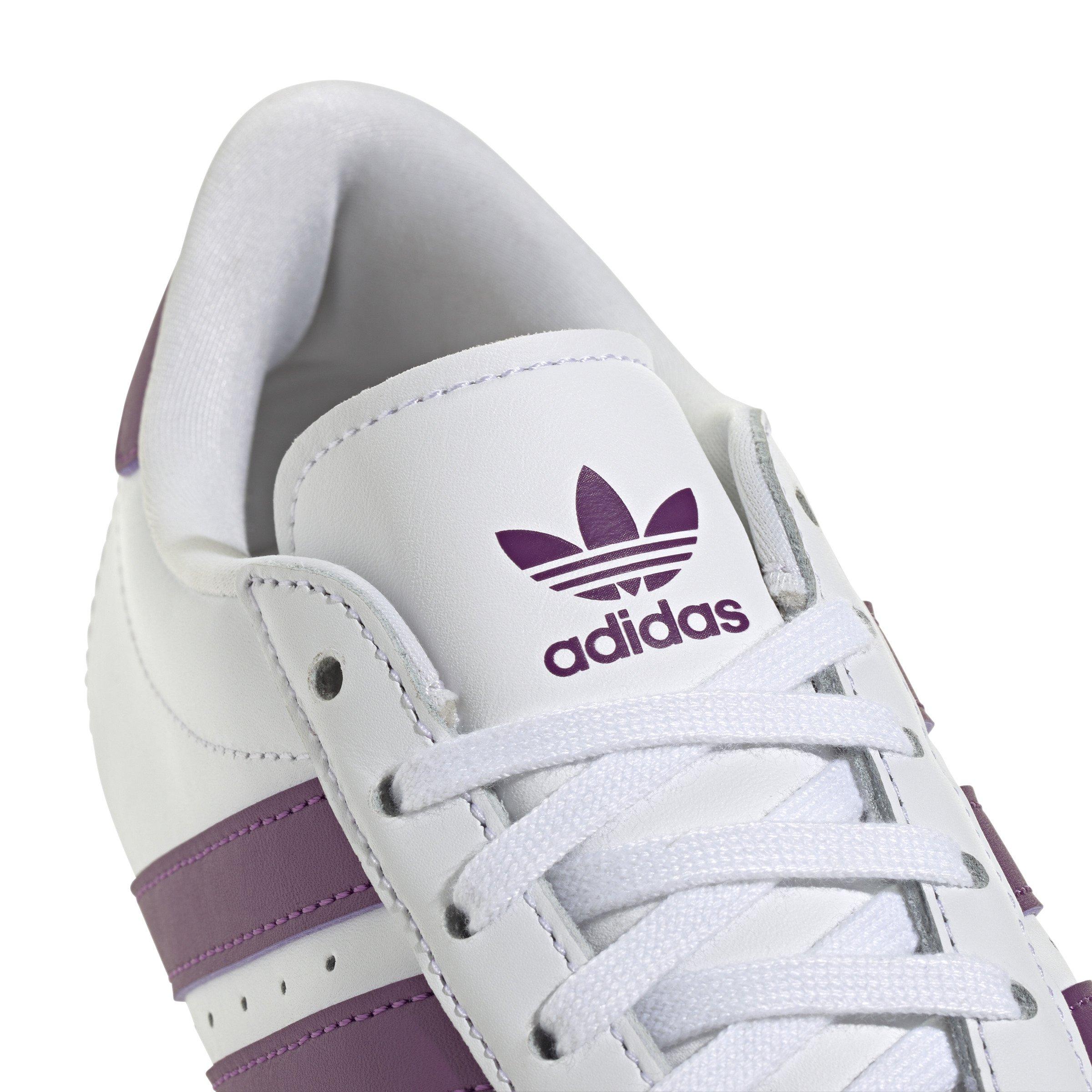 adidas Originals Taekwondo Lace Grade School Girls' "Ftwr White/Rich Mauve/Gum 3" Shoe