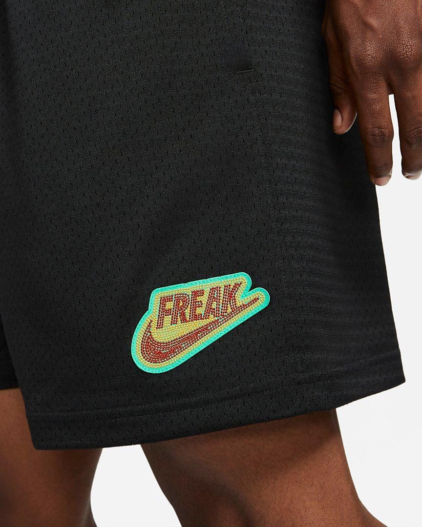 Nike Men's Giannis Freak Mesh Basketball Black Shorts - Hibbett