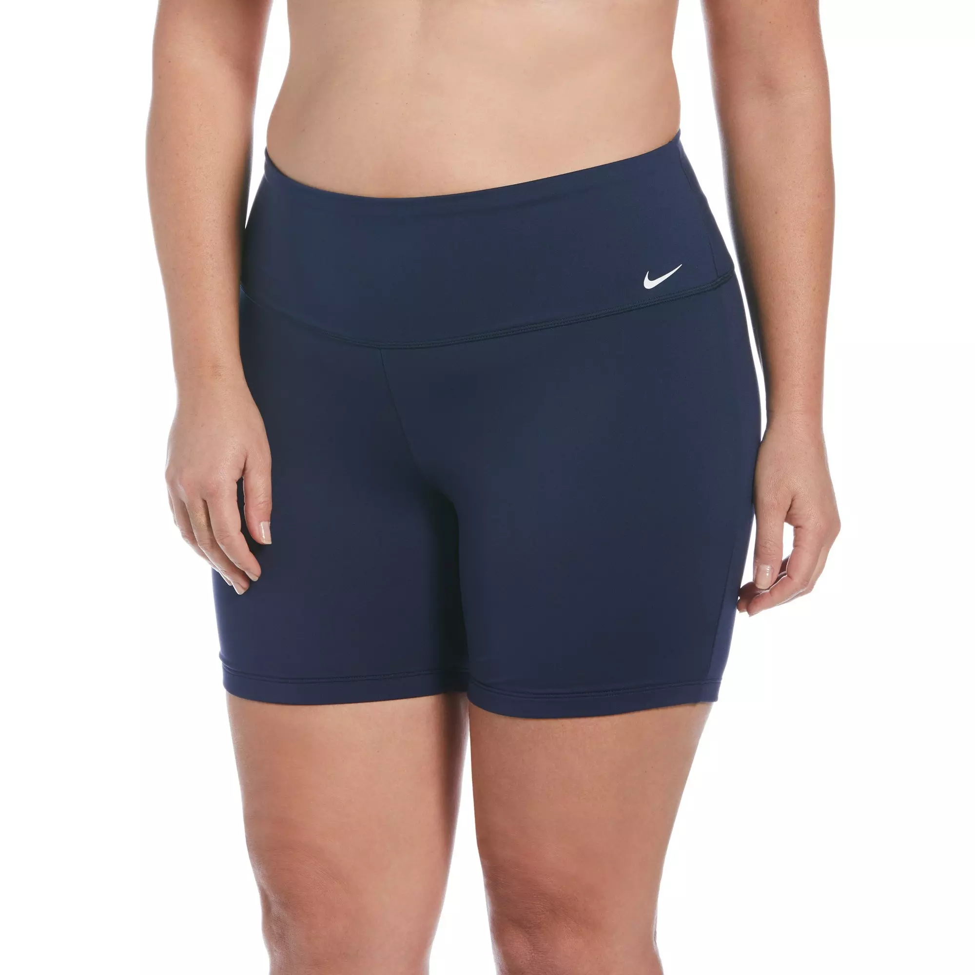 Nike Women's Essential 6" Swim Kick Shorts-Navy - NAVY