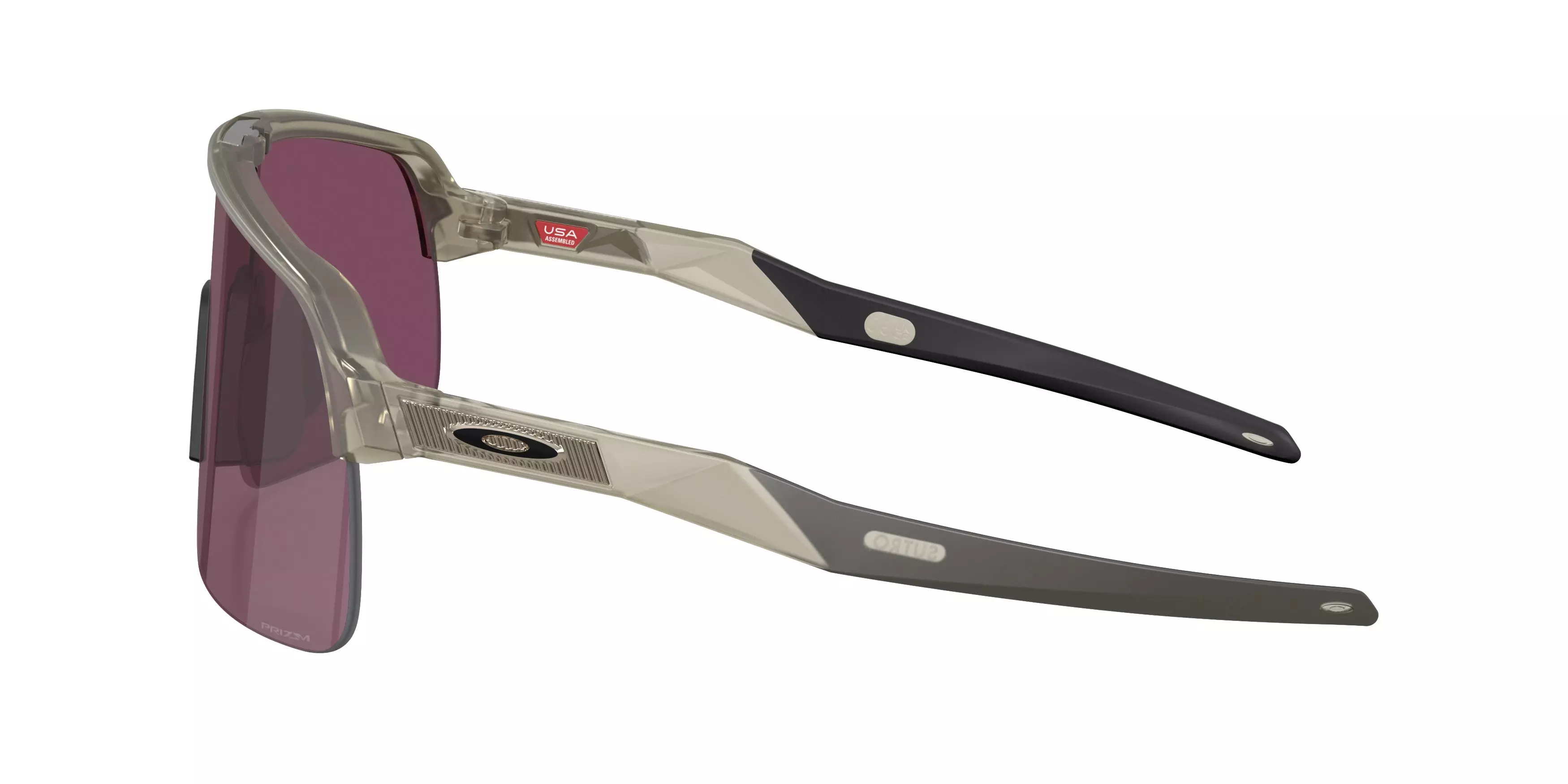 Oakley Sutro Lite Prizm Road Black Sunglasses - Matte Grey Ink - GREY/SILVER