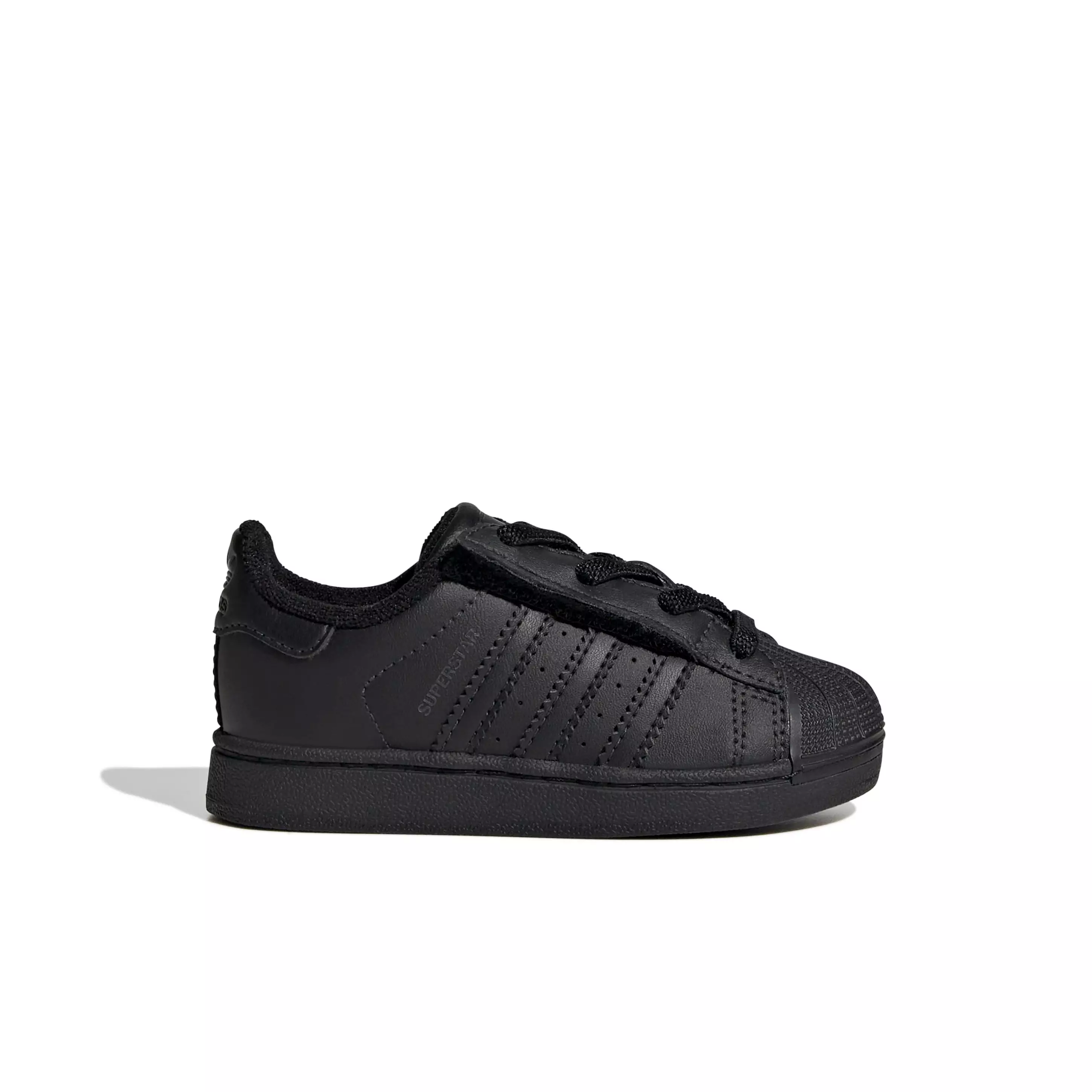 adidas Originals Superstar II Elastic Lace "Core Black/Core Black/Core Black" Infant Boys' Shoe - BLACK/BLACK BLACK