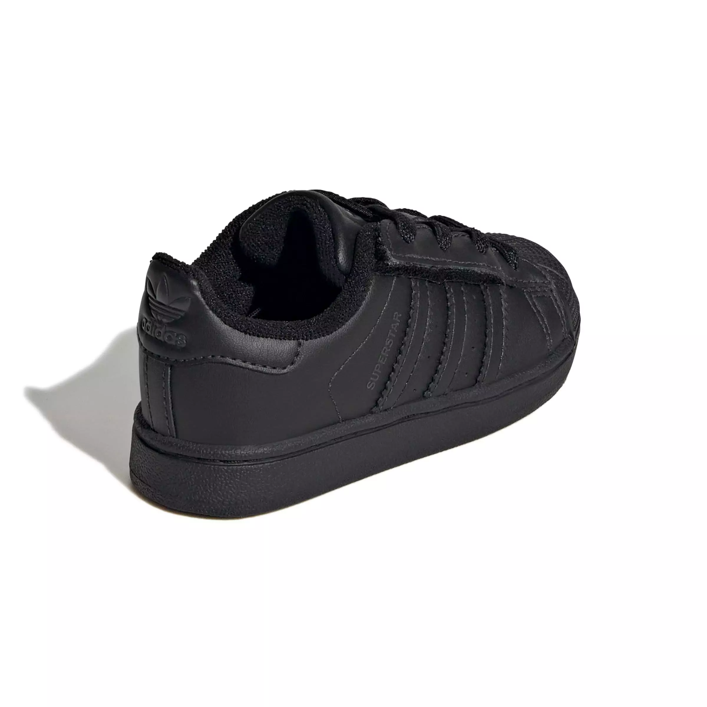 adidas Originals Superstar II Elastic Lace "Core Black/Core Black/Core Black" Infant Boys' Shoe - BLACK/BLACK BLACK
