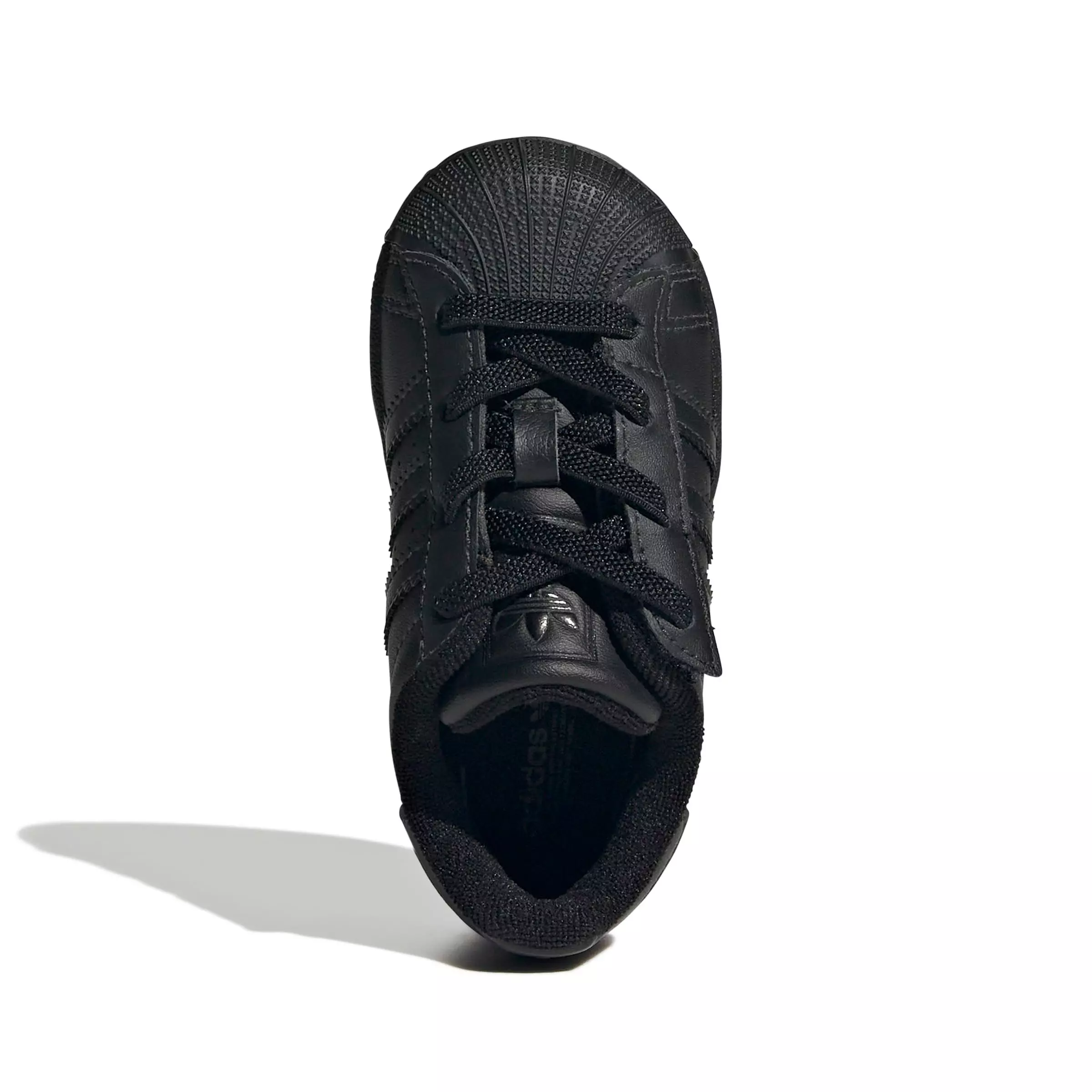 adidas Originals Superstar II Elastic Lace "Core Black/Core Black/Core Black" Infant Boys' Shoe - BLACK/BLACK BLACK