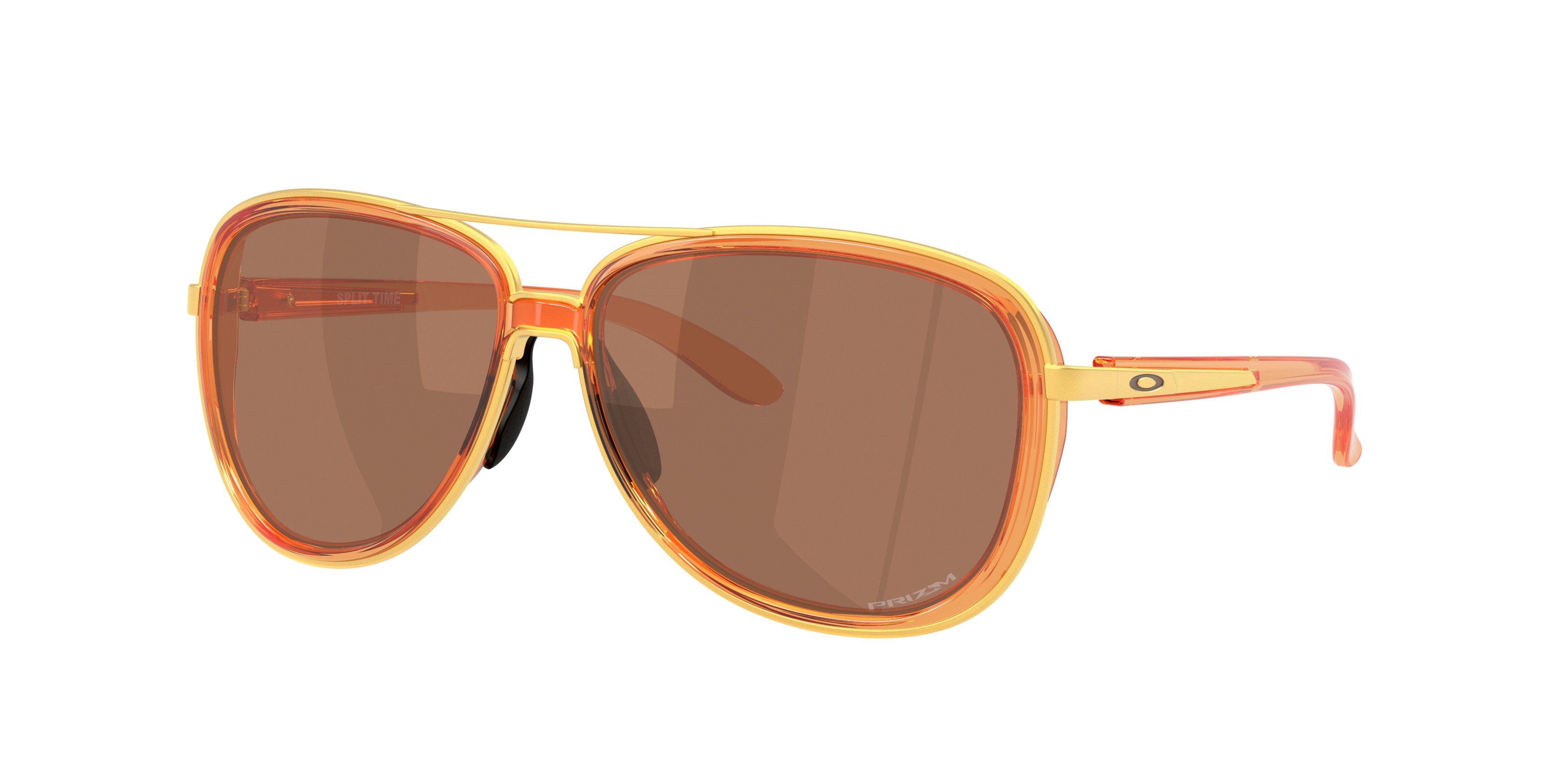 Oakley Split Time Prizm Tungsten Sunglasses - Trans Ginger - ORANGE Thumbnail View 1