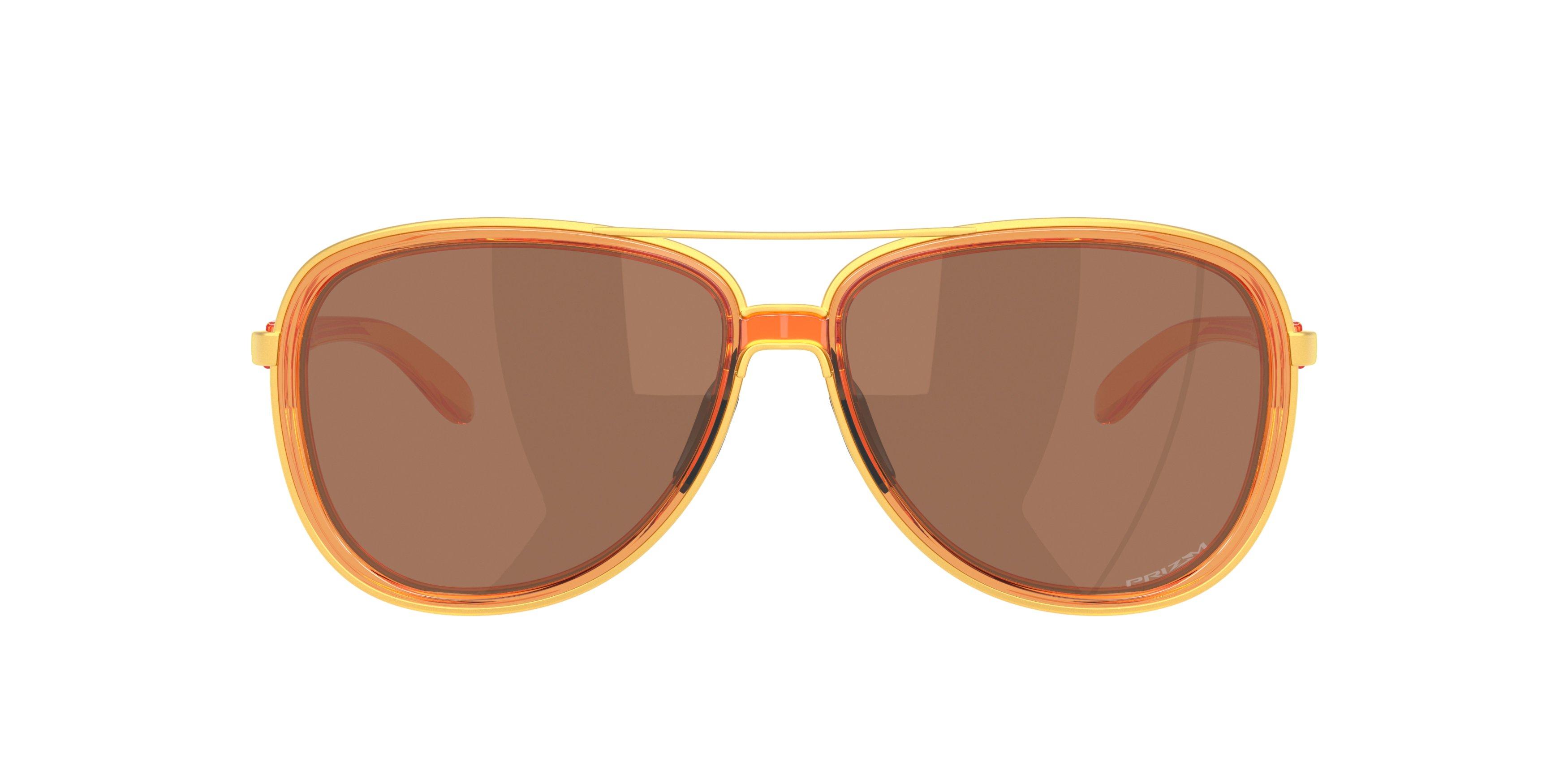 Oakley Split Time Prizm Tungsten Sunglasses - Trans Ginger - ORANGE Thumbnail View 2